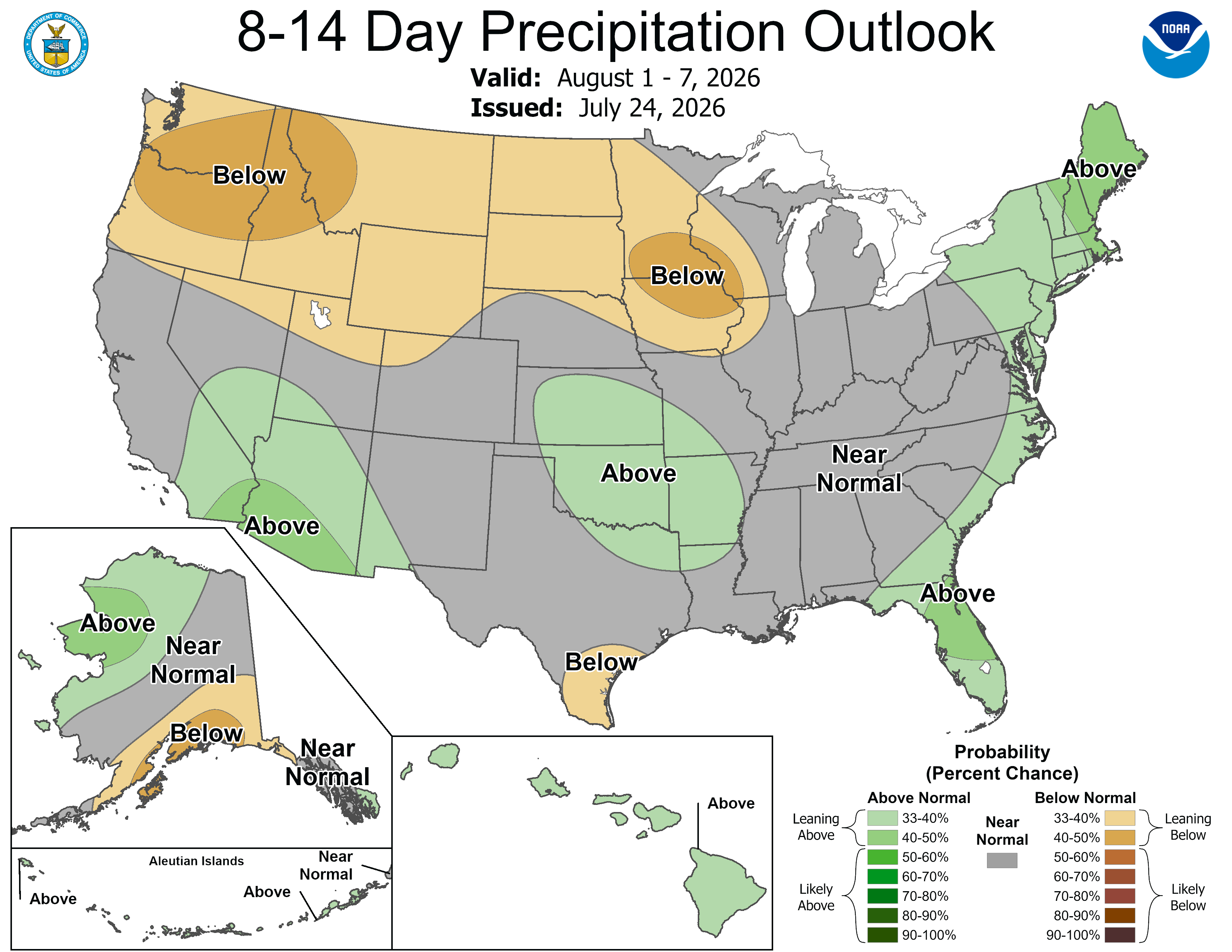 8-14 Day Precipitation Outlook