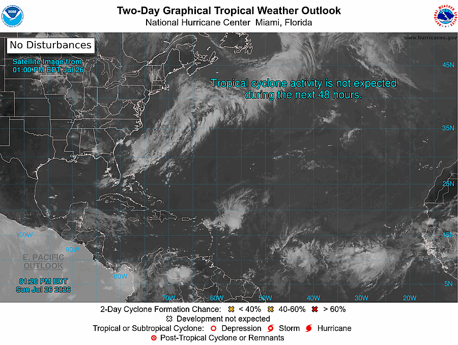 2 Day Tropical Weather Outlook