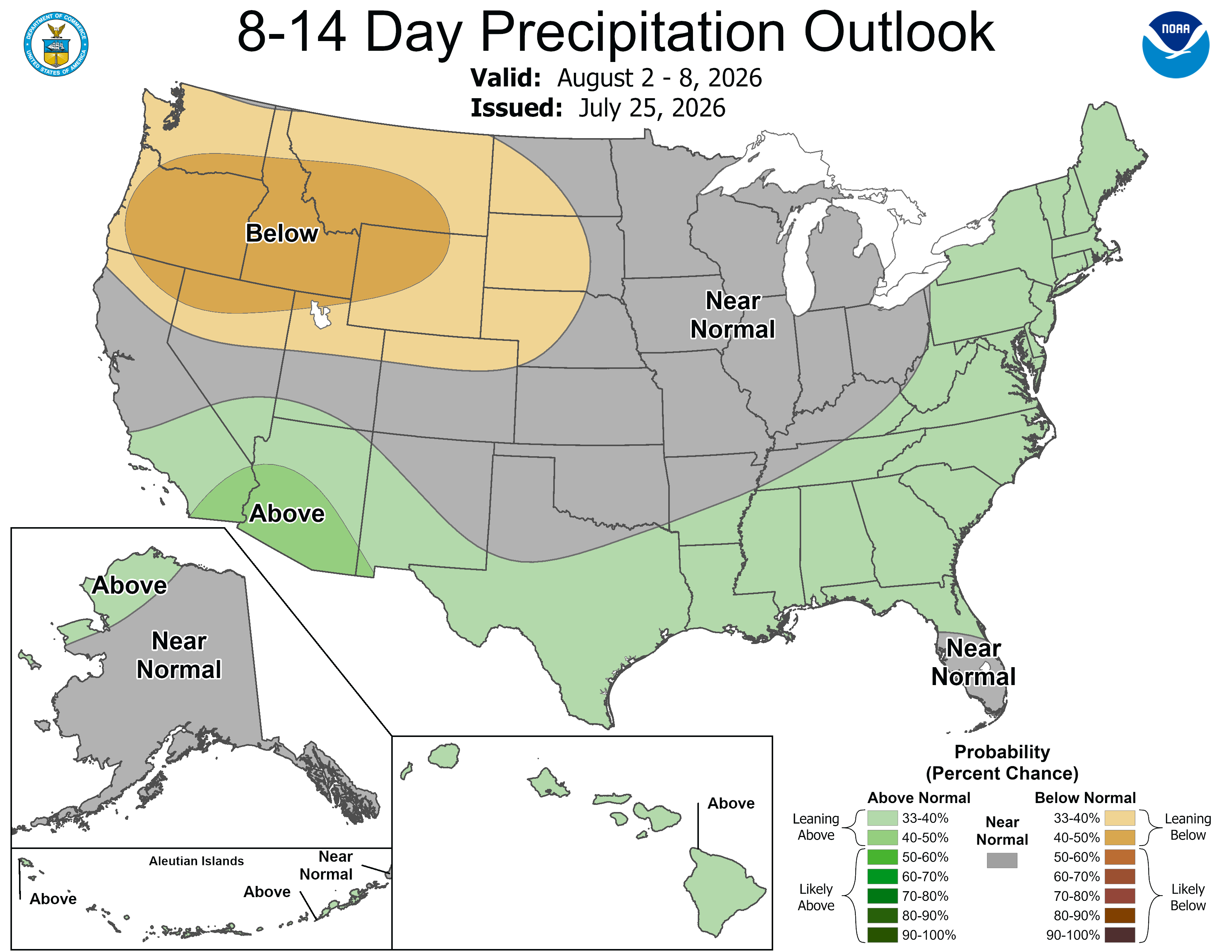 8-14 Day Precipitation Outlook