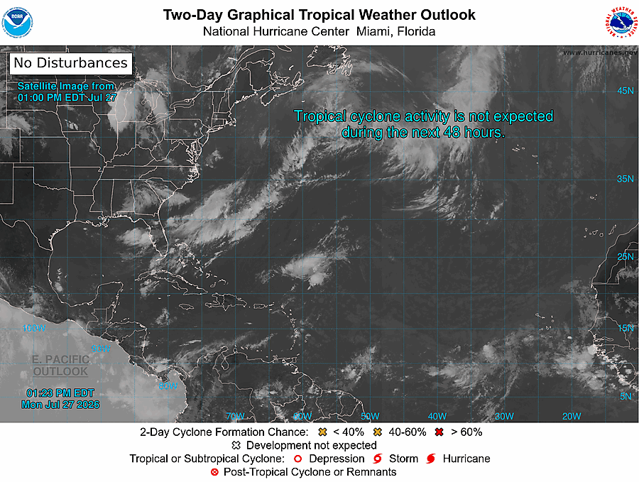 2 Day Tropical Weather Outlook