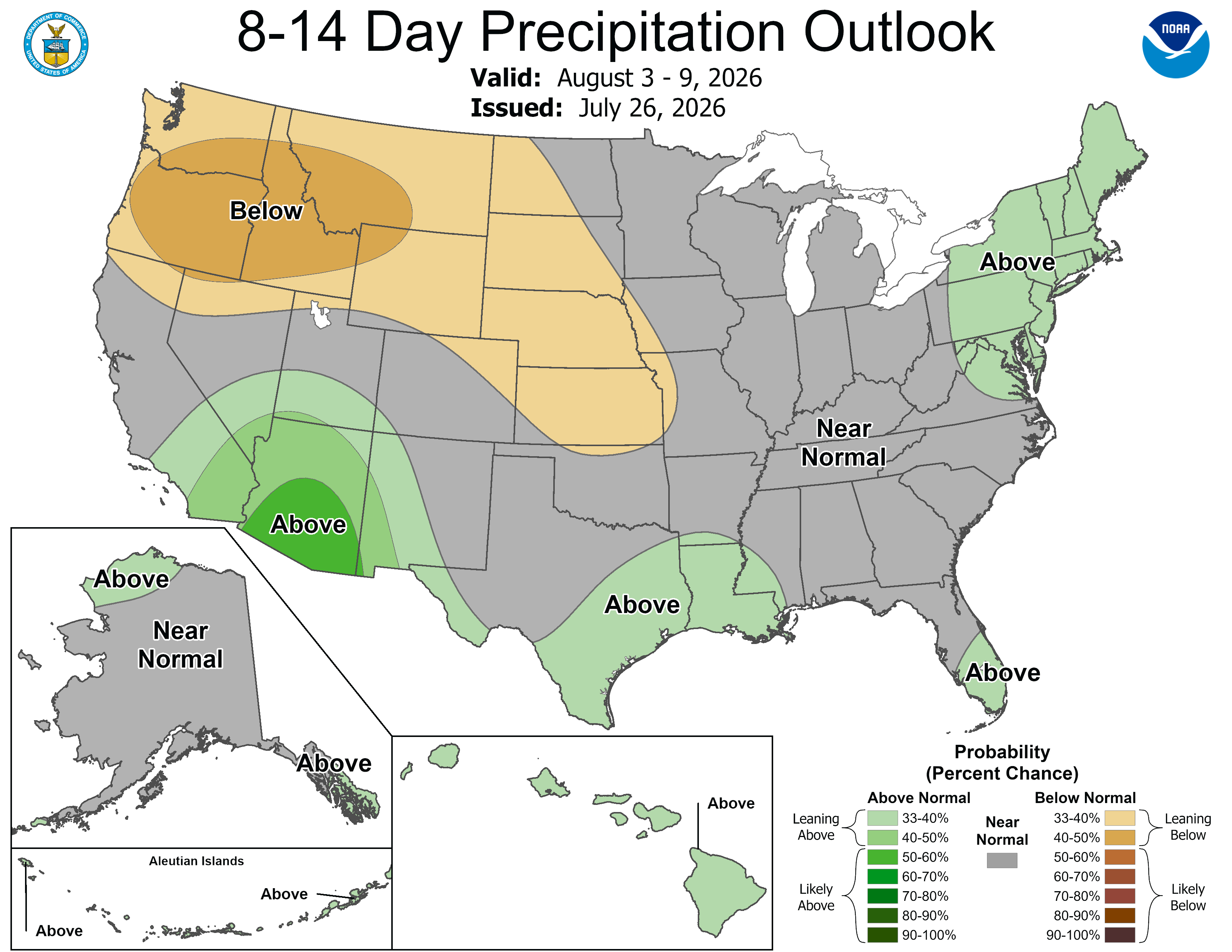 8-14 Day Precipitation Outlook
