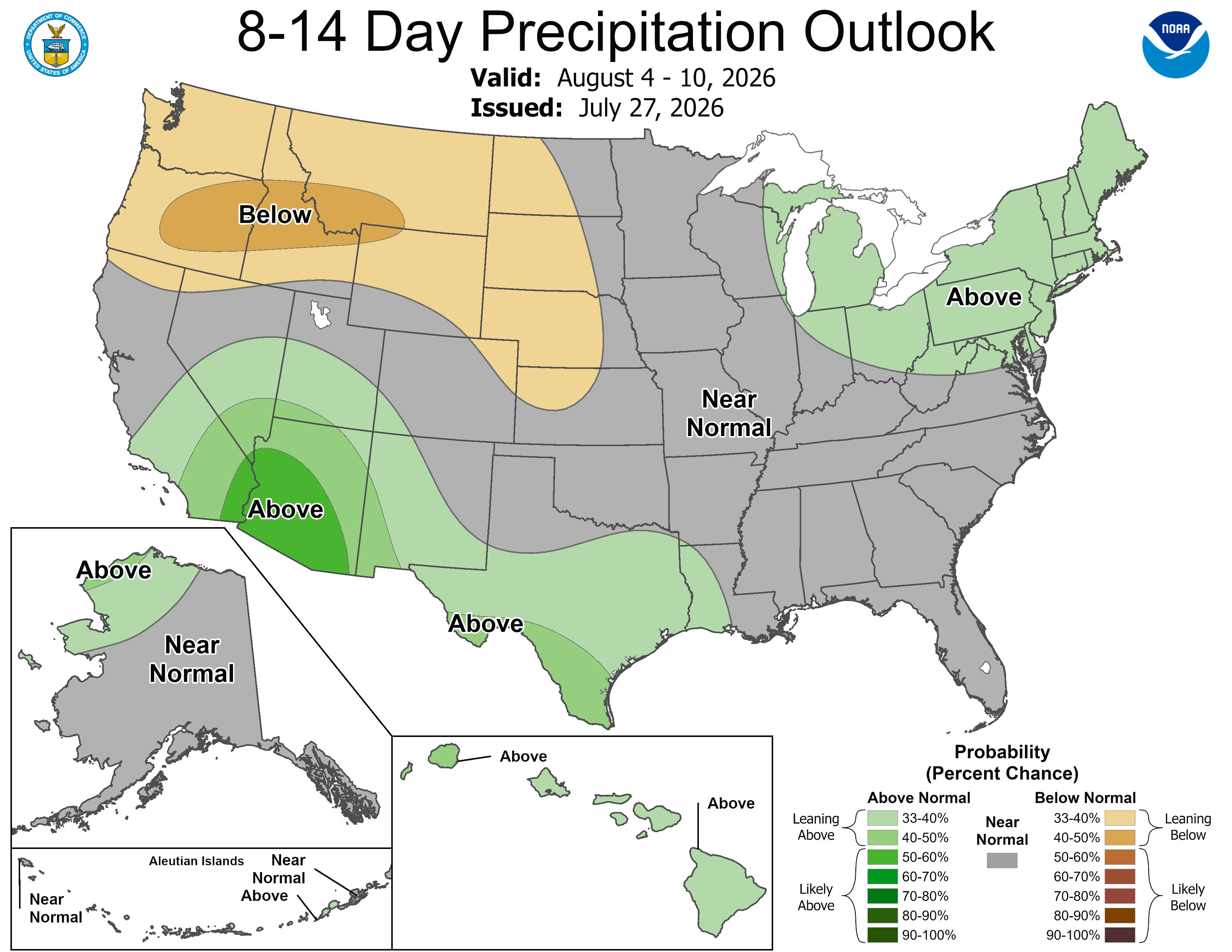 8-14 Day Precipitation Outlook