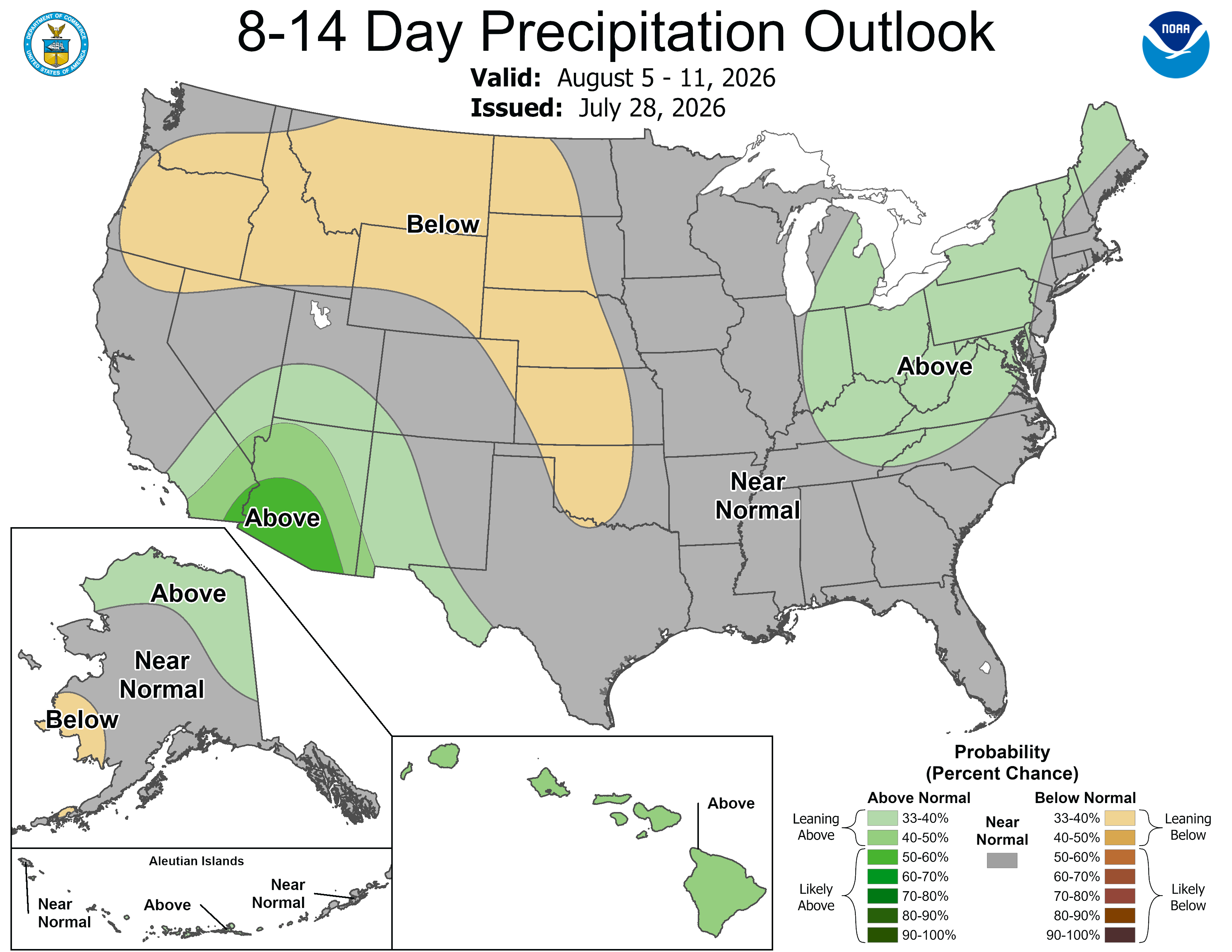 8-14 Day Precipitation Outlook