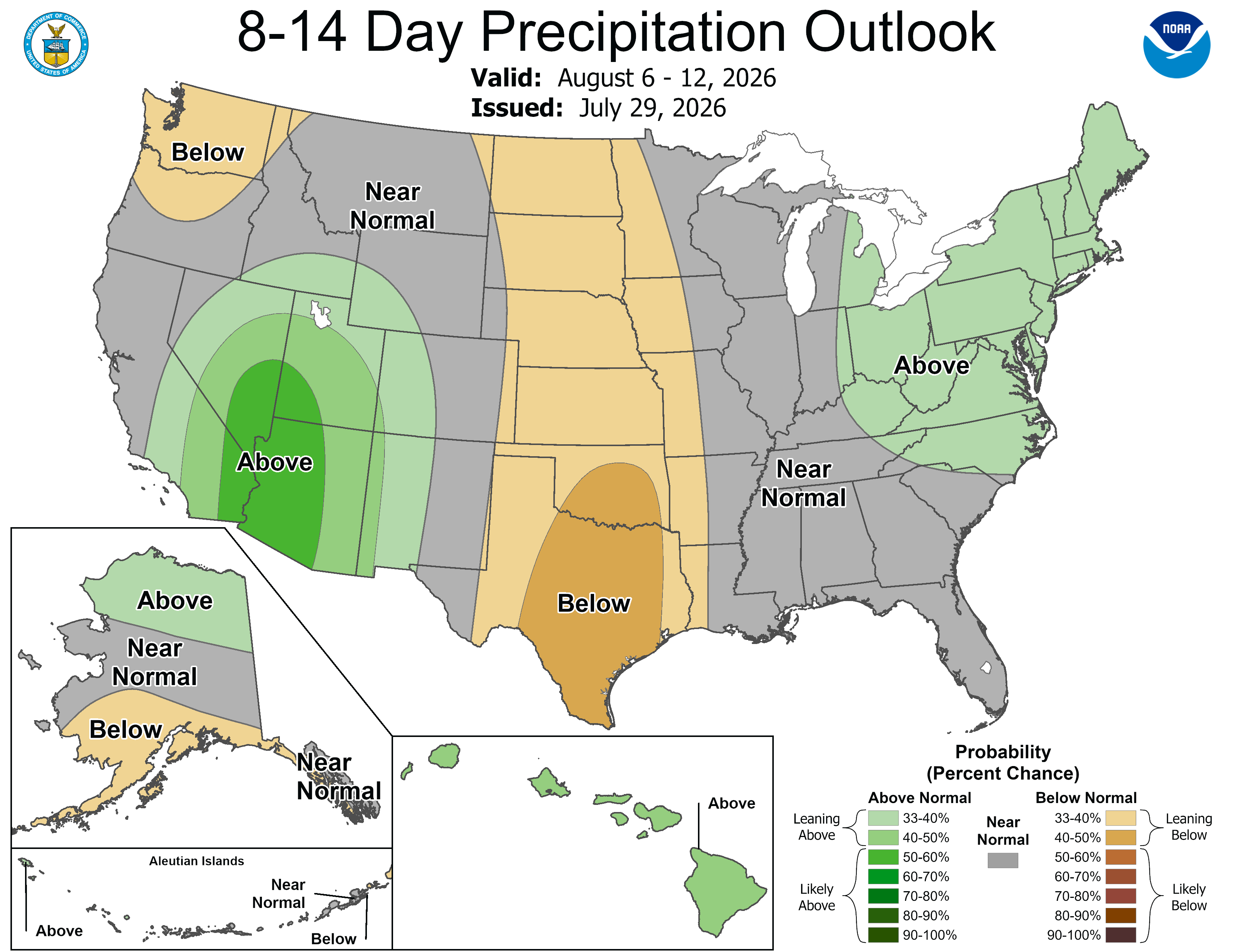 8-14 Day Precipitation Outlook