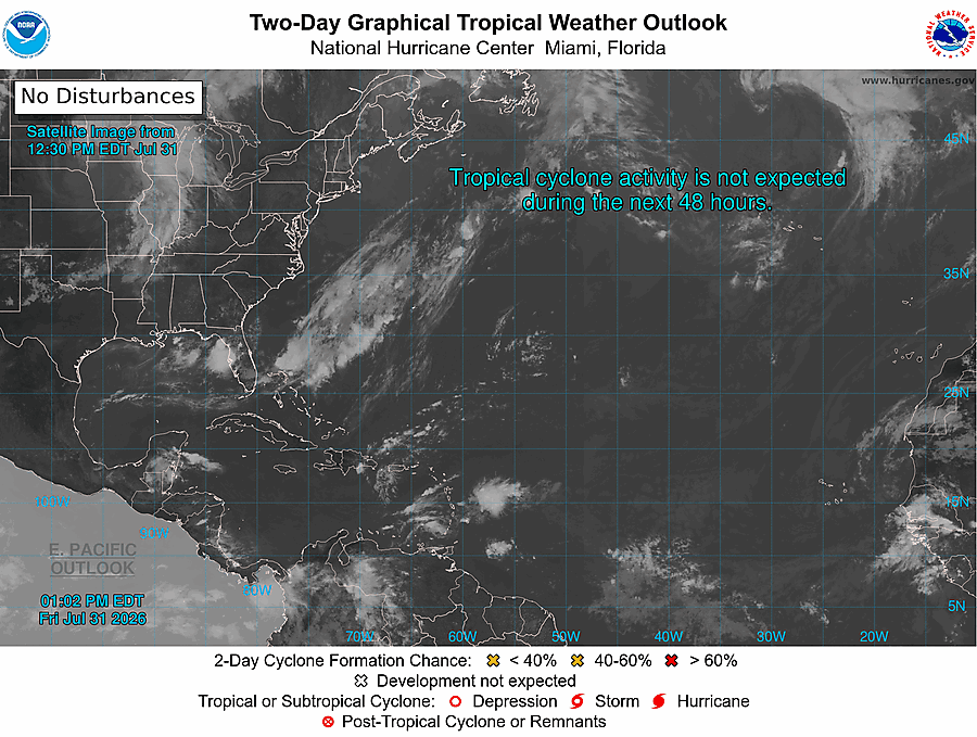 2 Day Tropical Weather Outlook