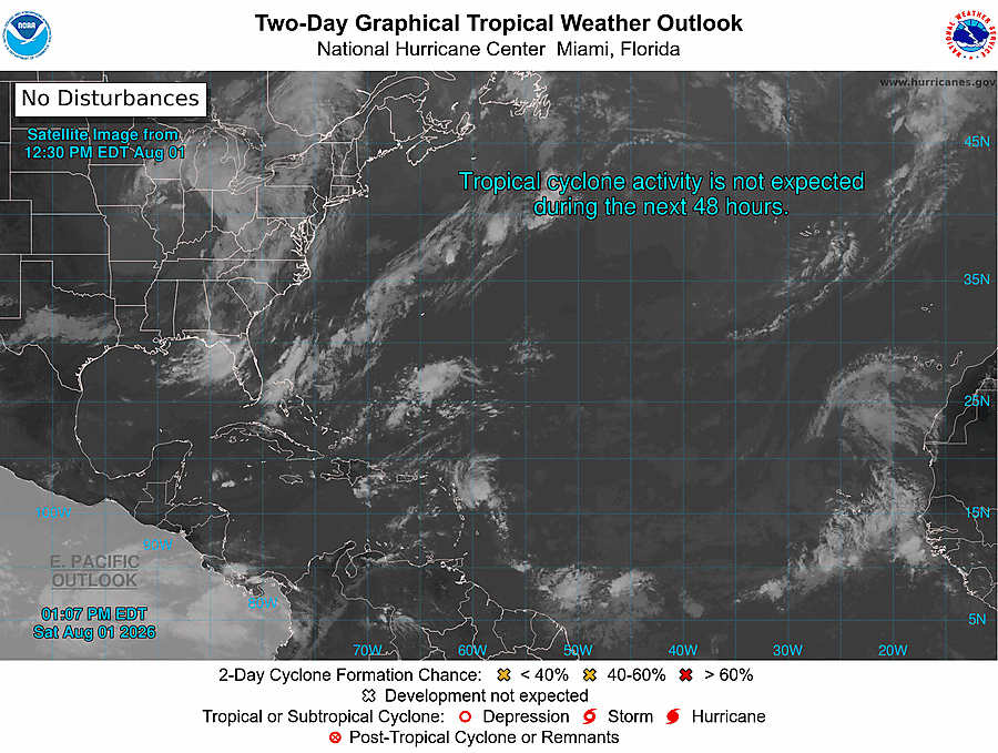 2 Day Tropical Weather Outlook