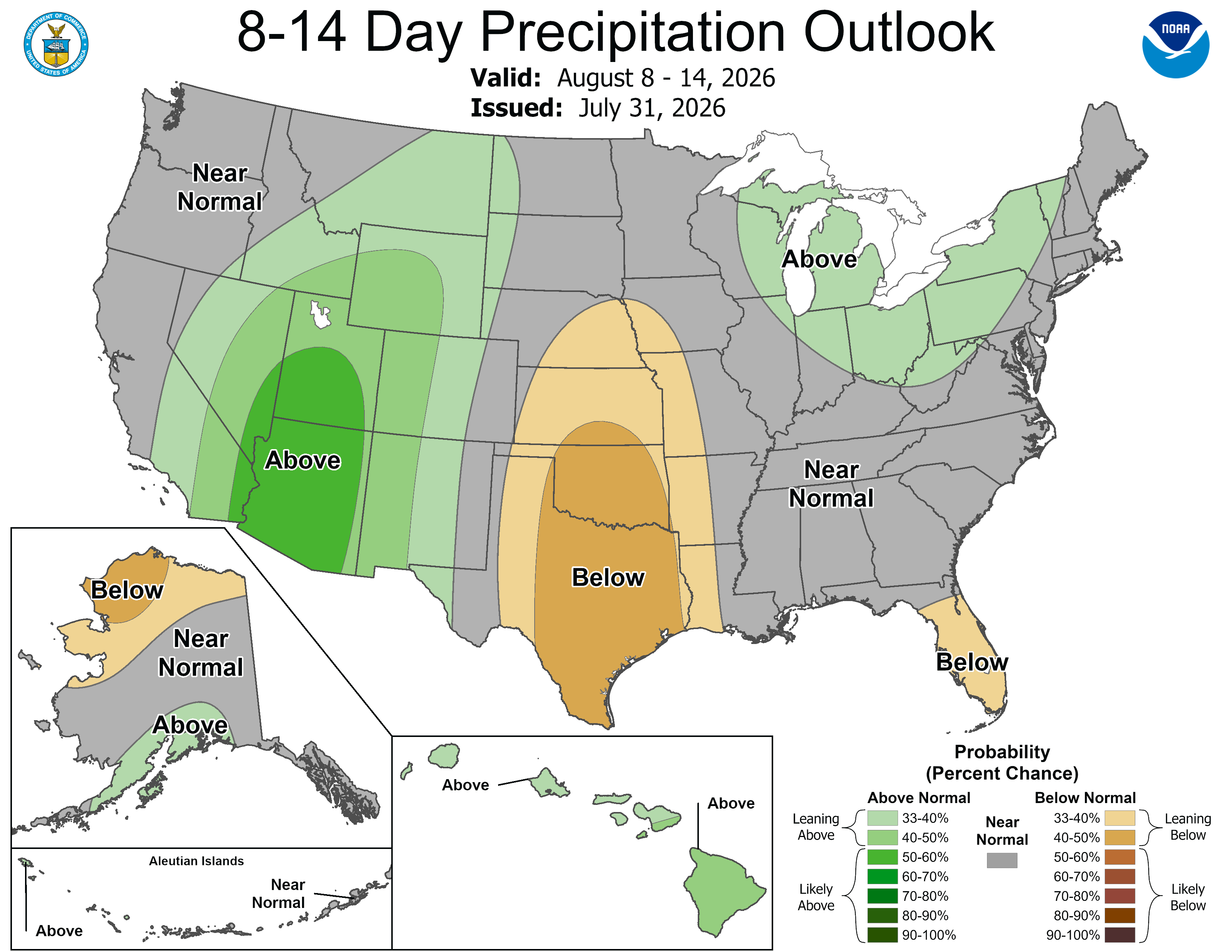 8-14 Day Precipitation Outlook