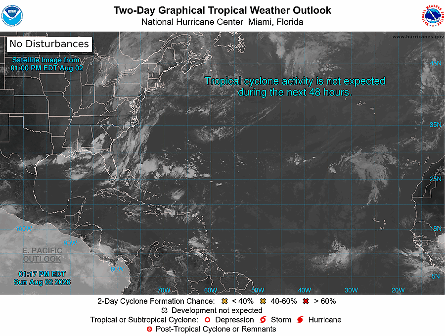 2 Day Tropical Weather Outlook