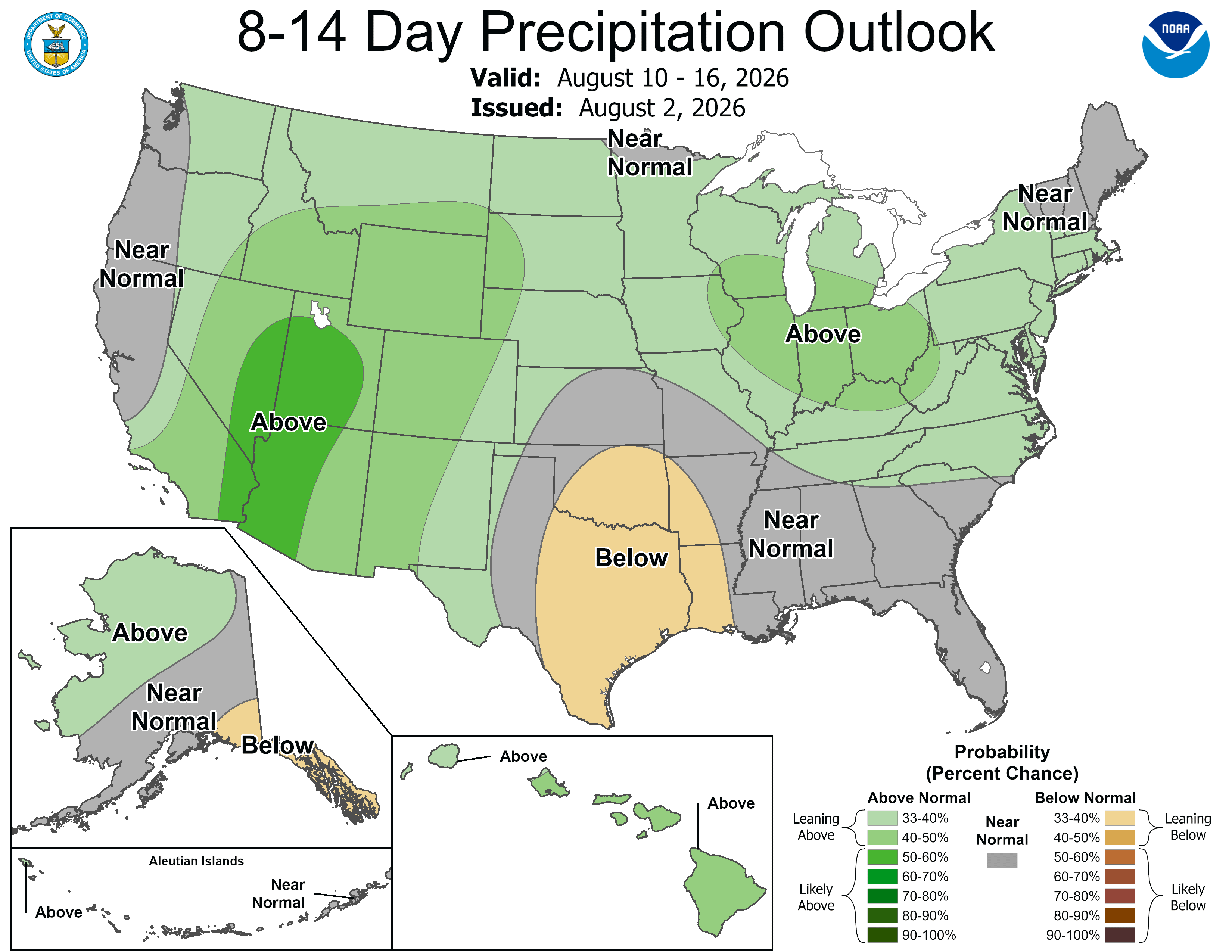 8-14 Day Precipitation Outlook