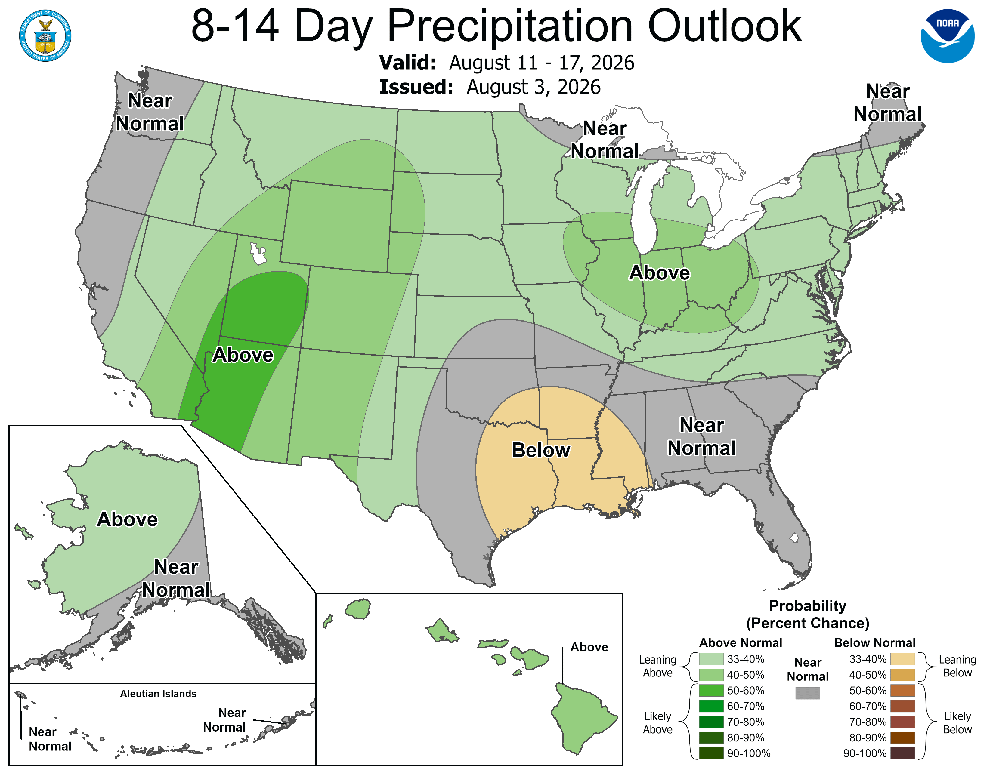 8-14 Day Precipitation Outlook