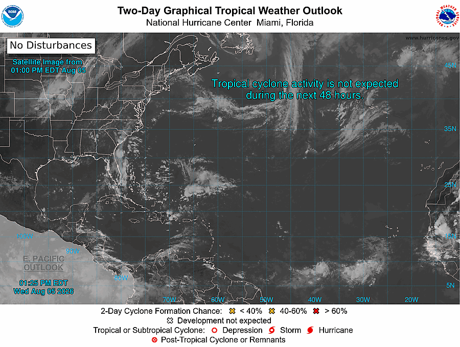 2 Day Tropical Weather Outlook