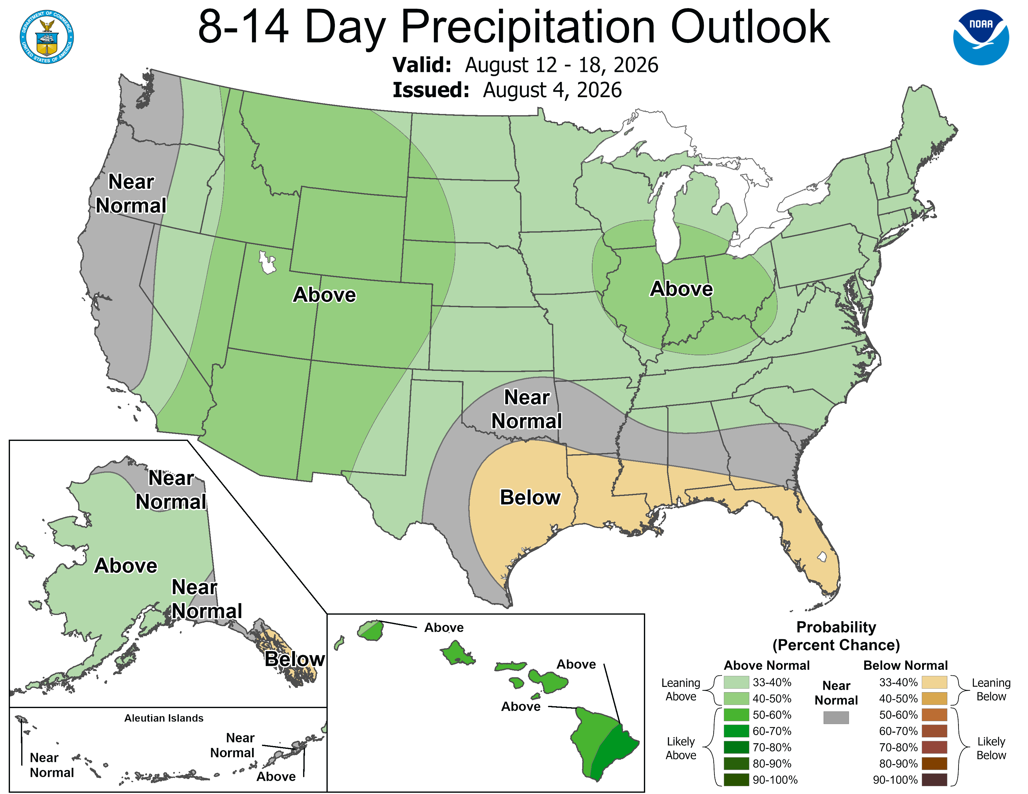 8-14 Day Precipitation Outlook