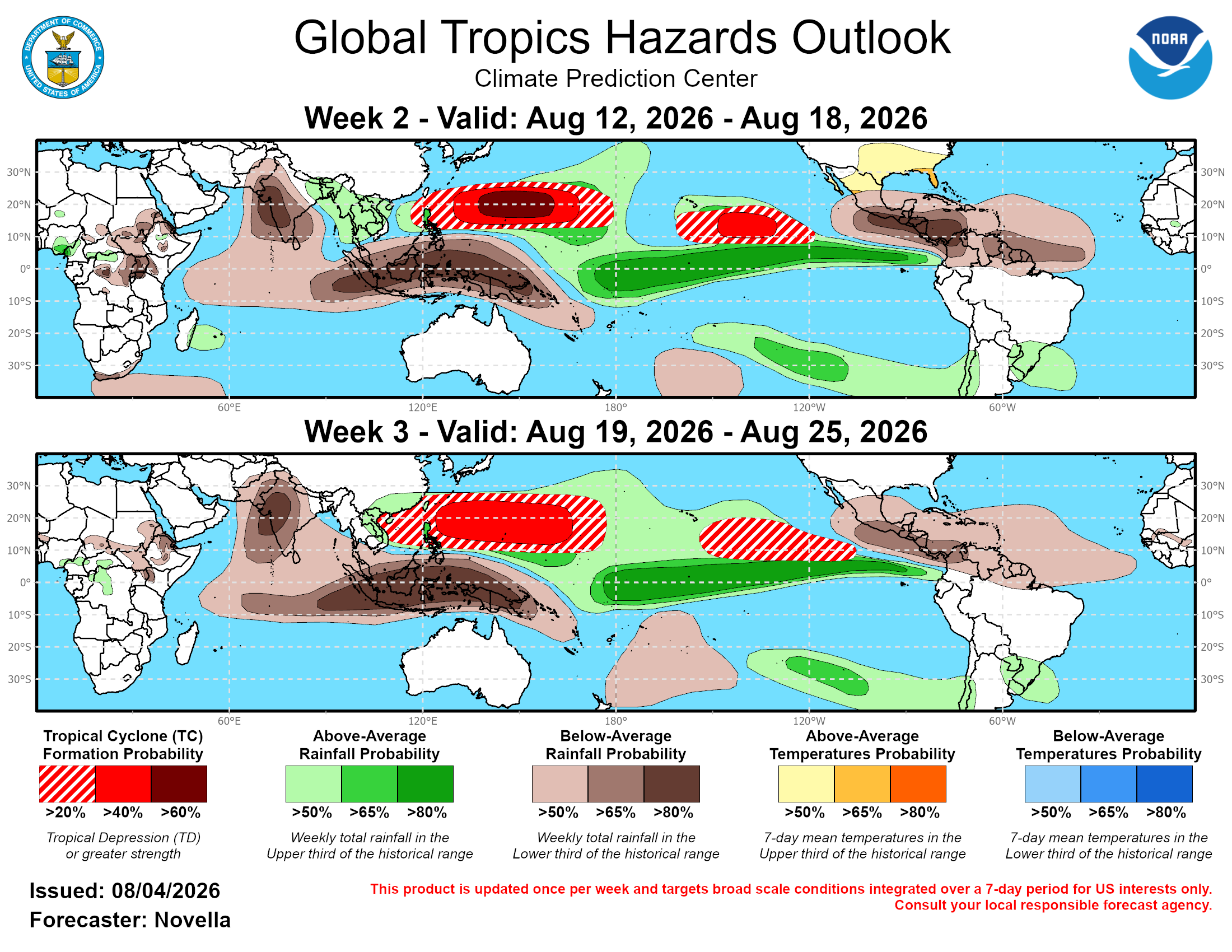 Global Tropics Hazard Outlook