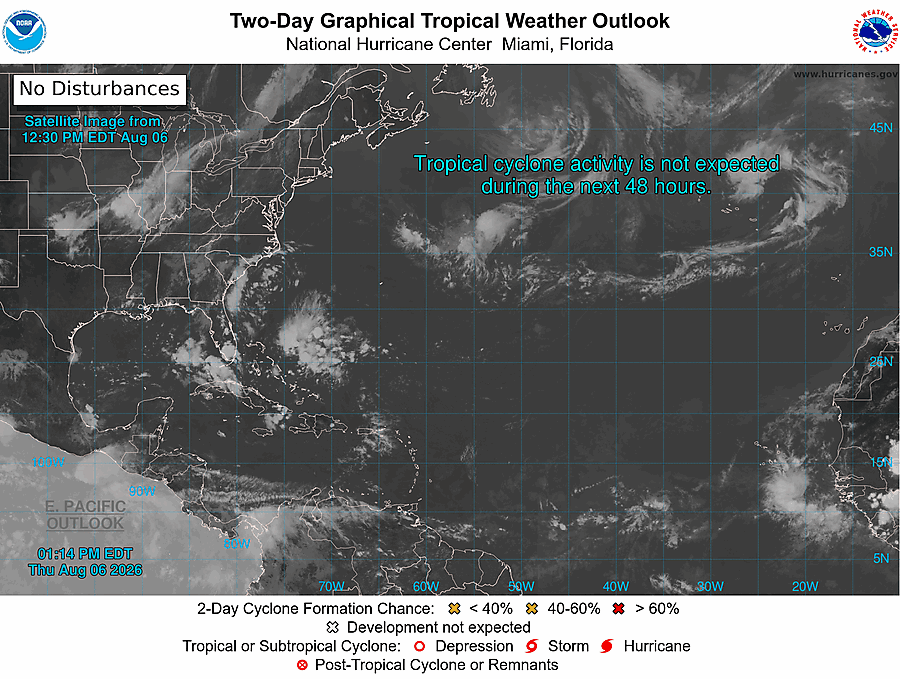 2 Day Tropical Weather Outlook