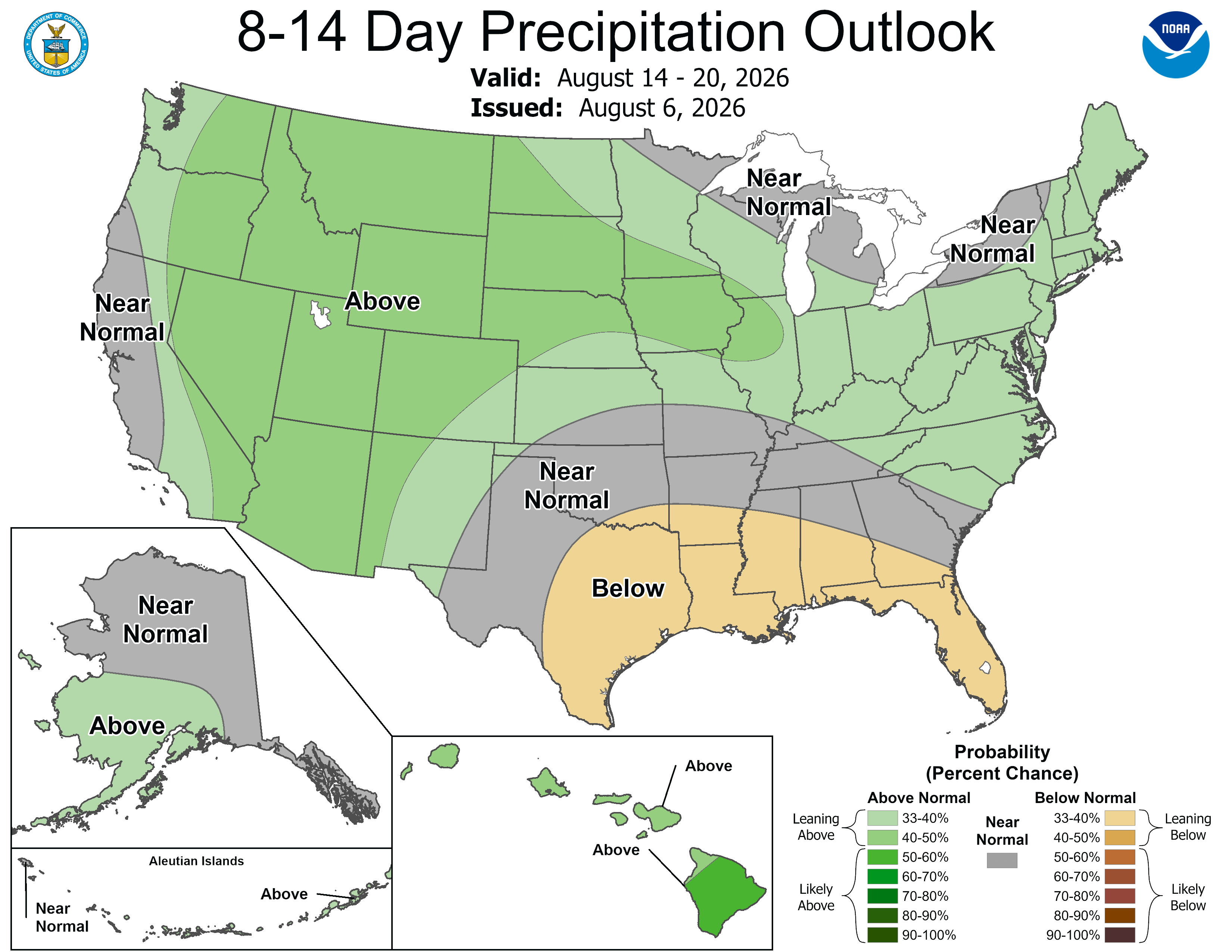 8-14 Day Precipitation Outlook