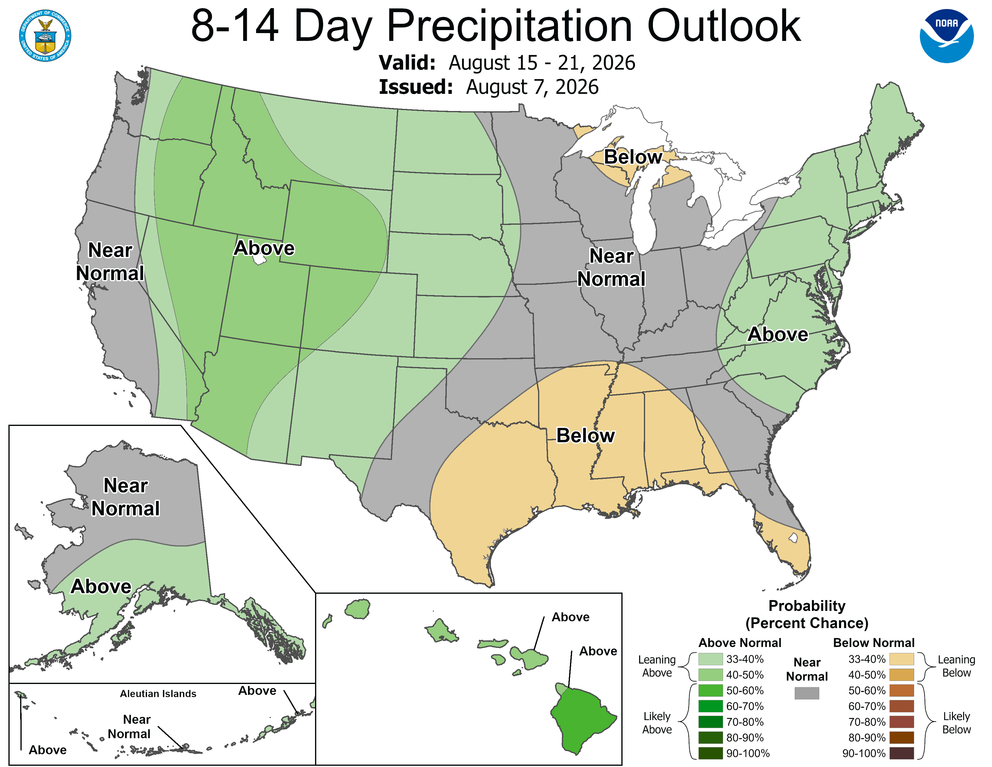 8-14 Day Precipitation Outlook