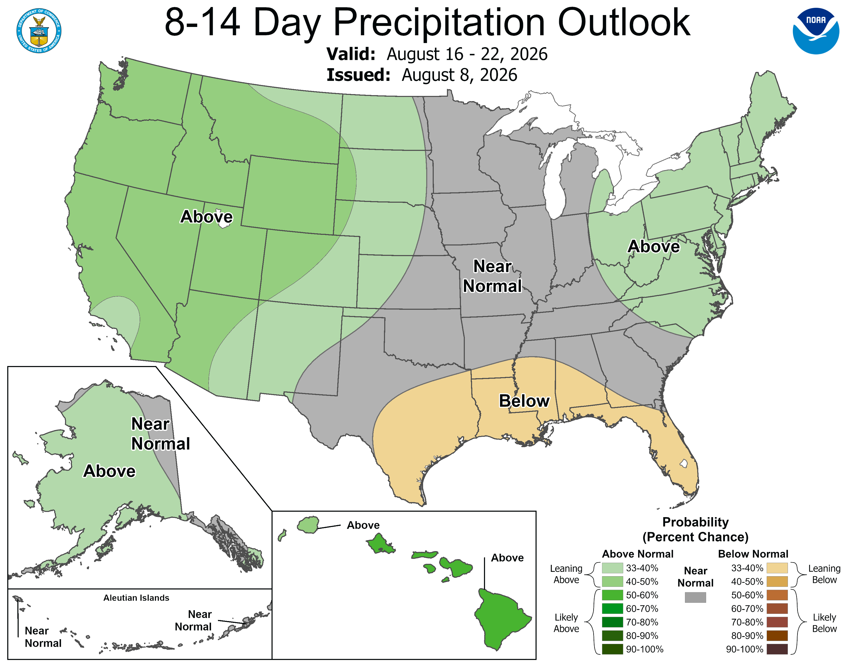 8-14 Day Precipitation Outlook