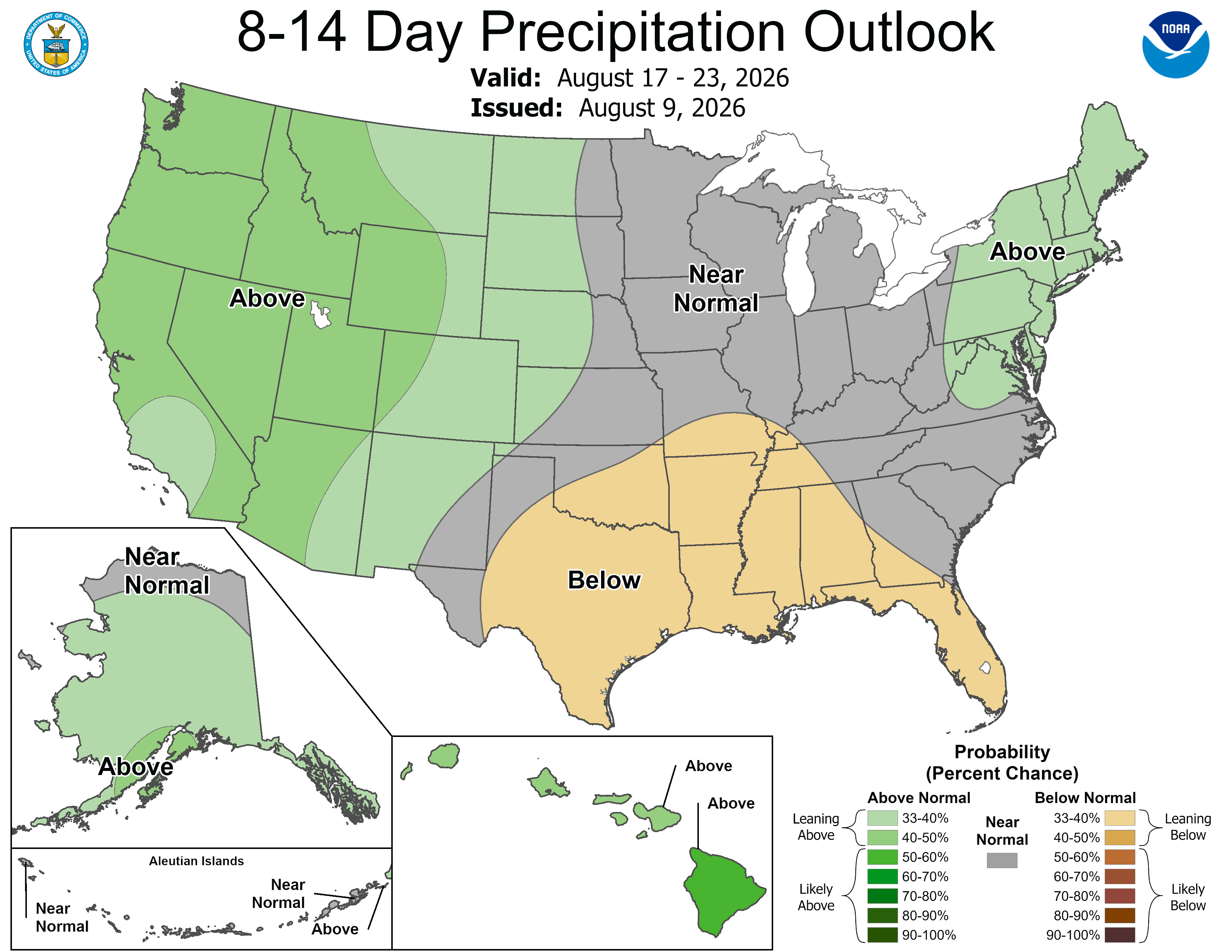8-14 Day Precipitation Outlook