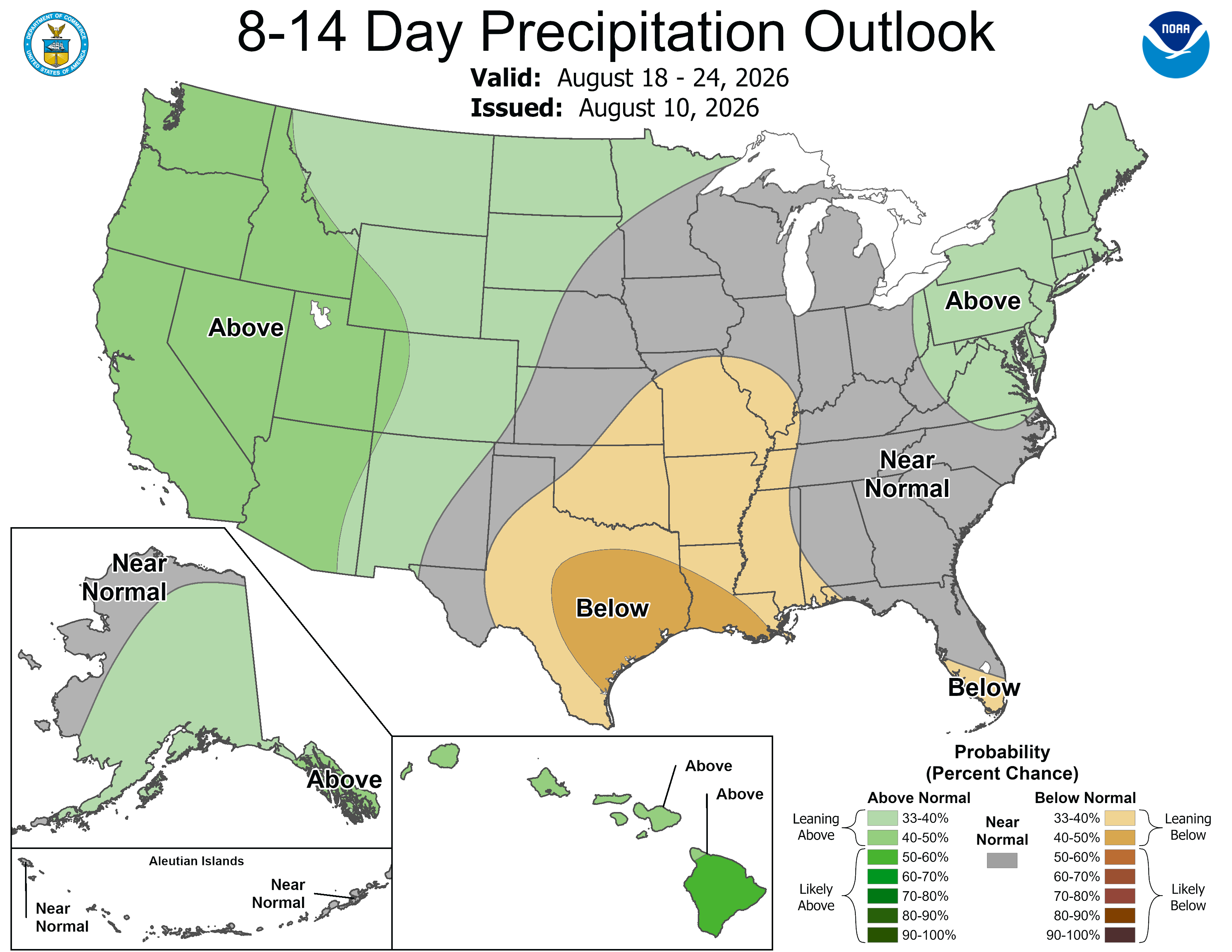 8-14 Day Precipitation Outlook