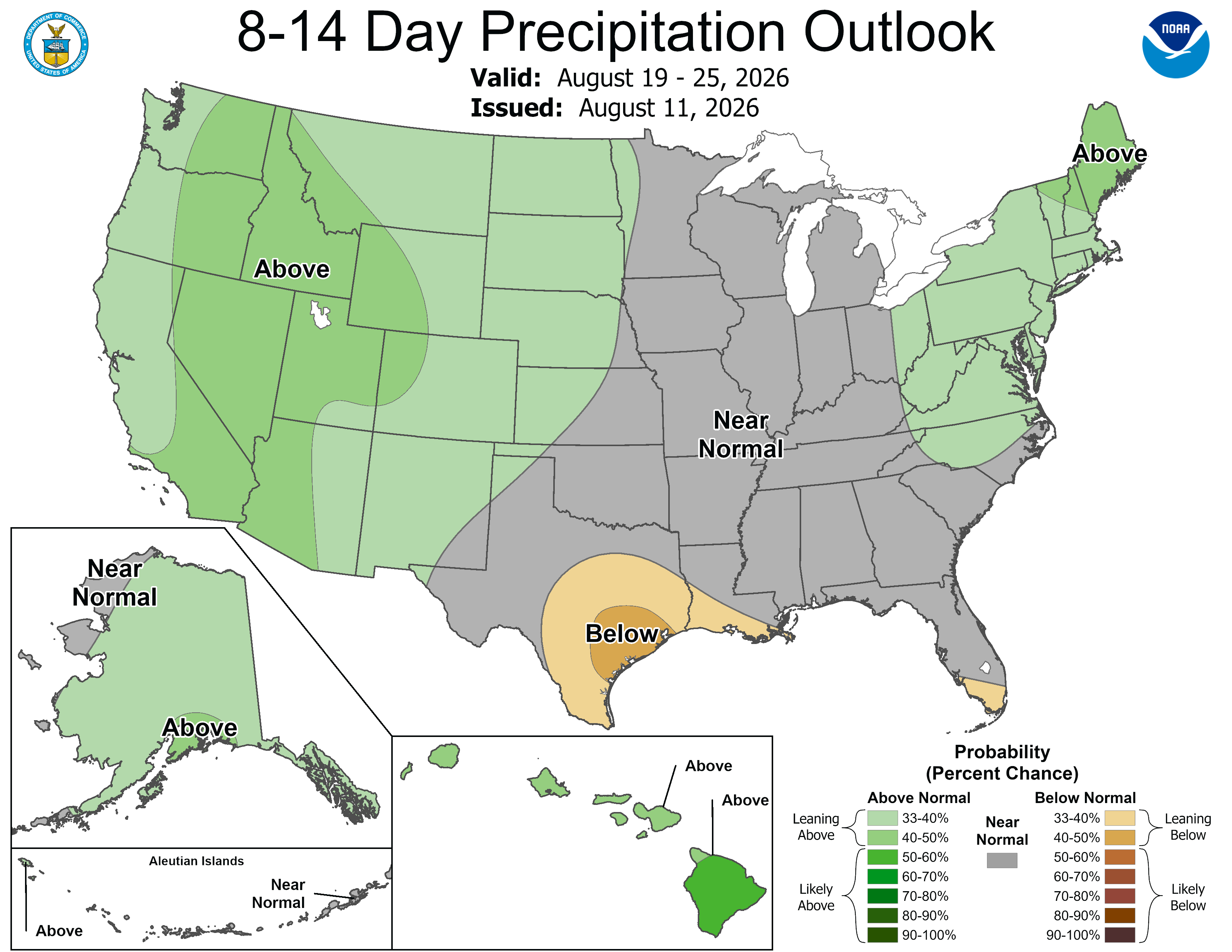 8-14 Day Precipitation Outlook