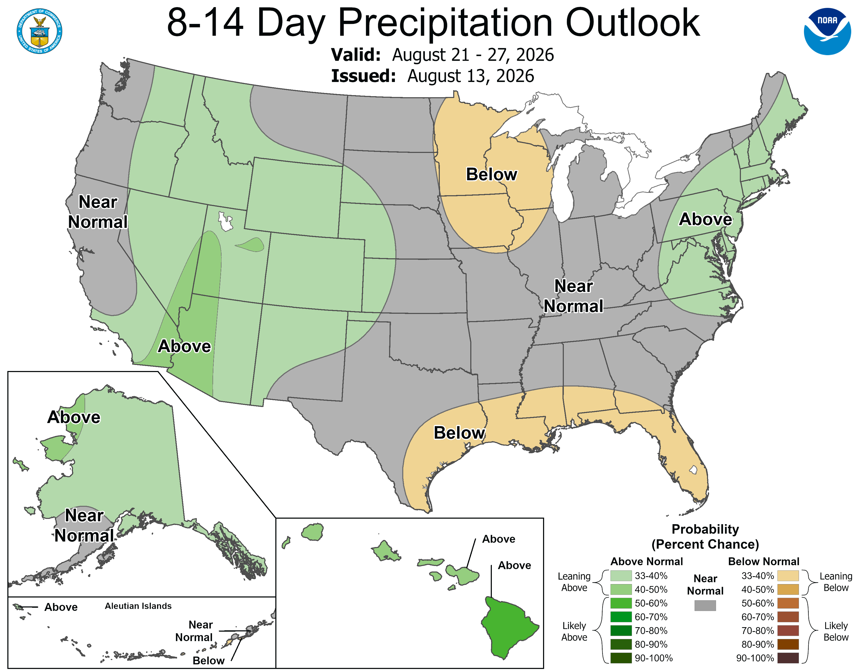 8-14 Day Precipitation Outlook