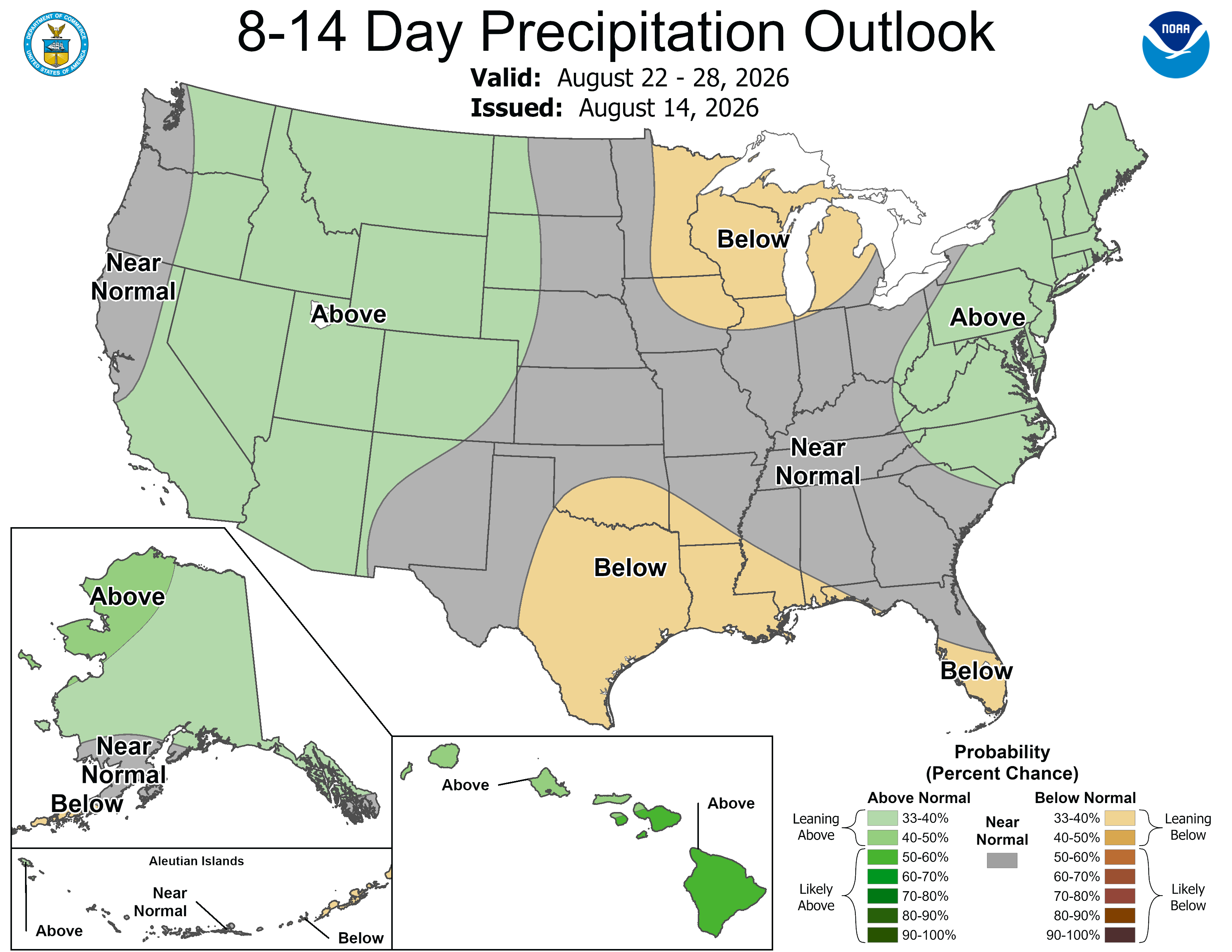 8-14 Day Precipitation Outlook