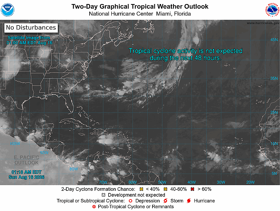 2 Day Tropical Weather Outlook