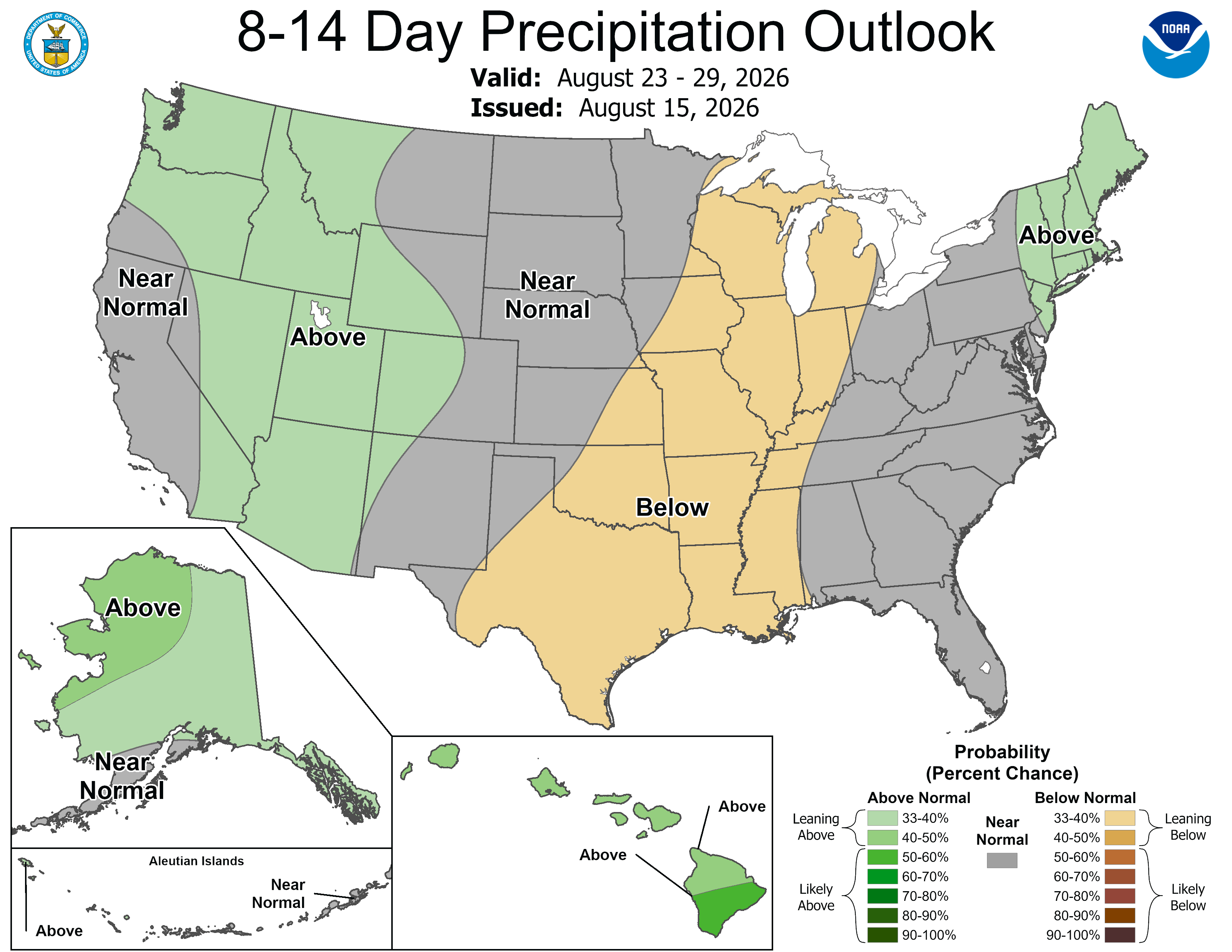 8-14 Day Precipitation Outlook