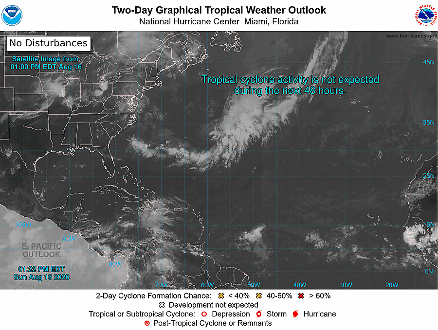 2 Day Tropical Weather Outlook