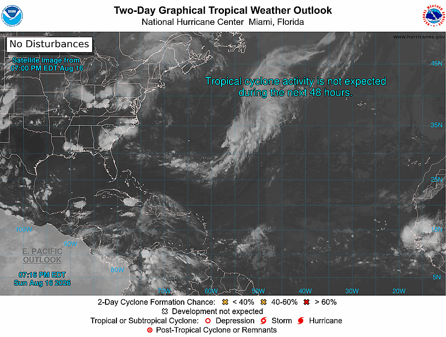 2 Day Tropical Weather Outlook