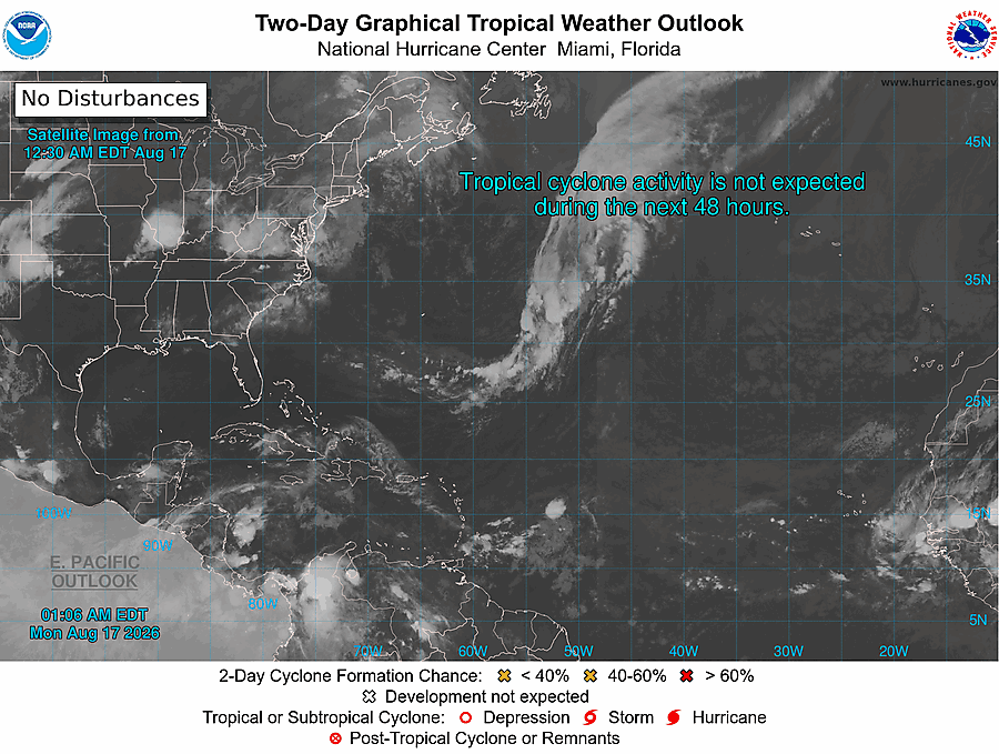 2 Day Tropical Weather Outlook