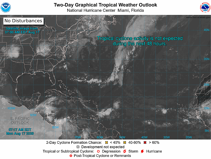 2 Day Tropical Weather Outlook