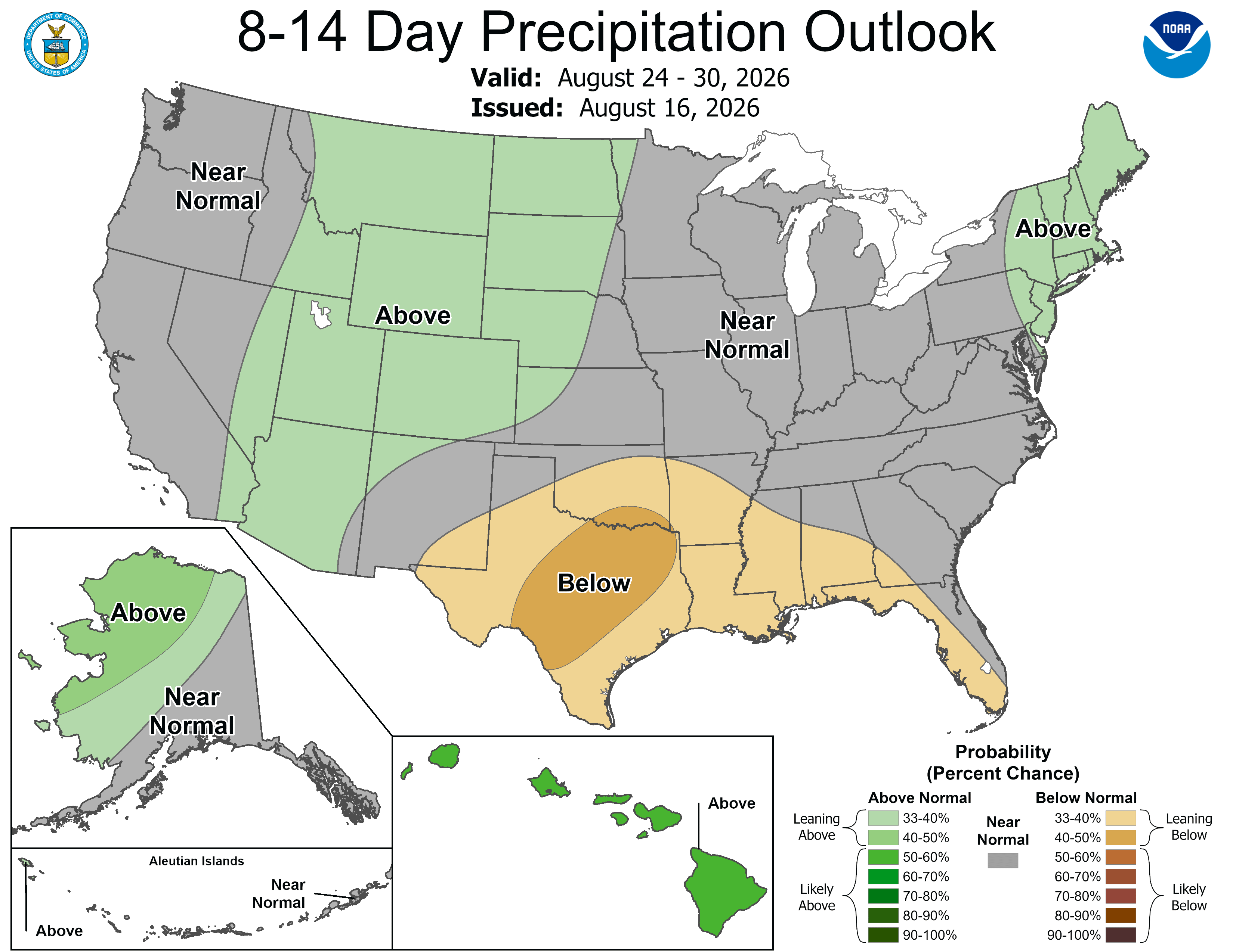 8-14 Day Precipitation Outlook