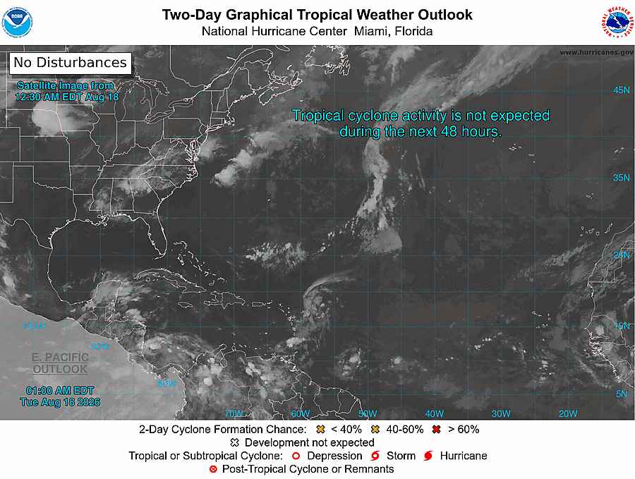2 Day Tropical Weather Outlook