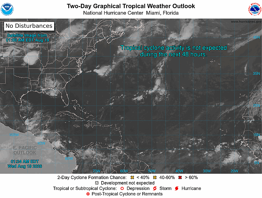 2 Day Tropical Weather Outlook