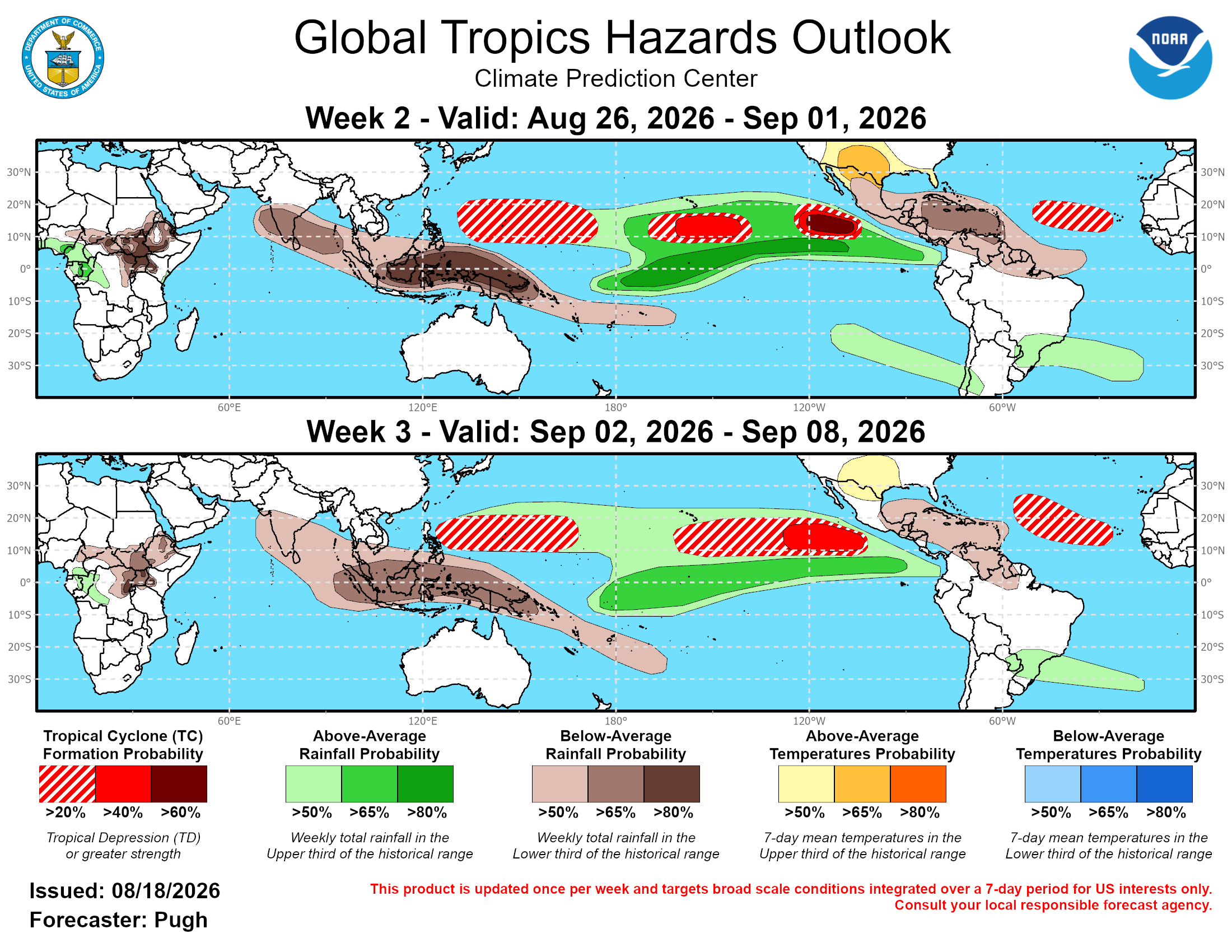 Global Tropics Hazard Outlook