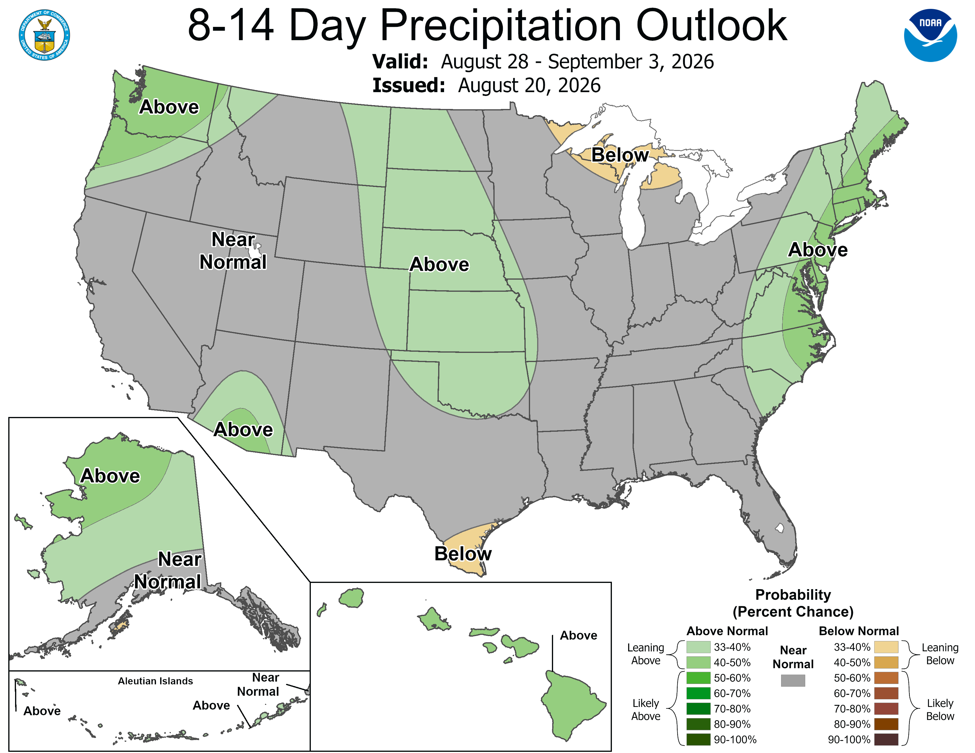 8-14 Day Precipitation Outlook