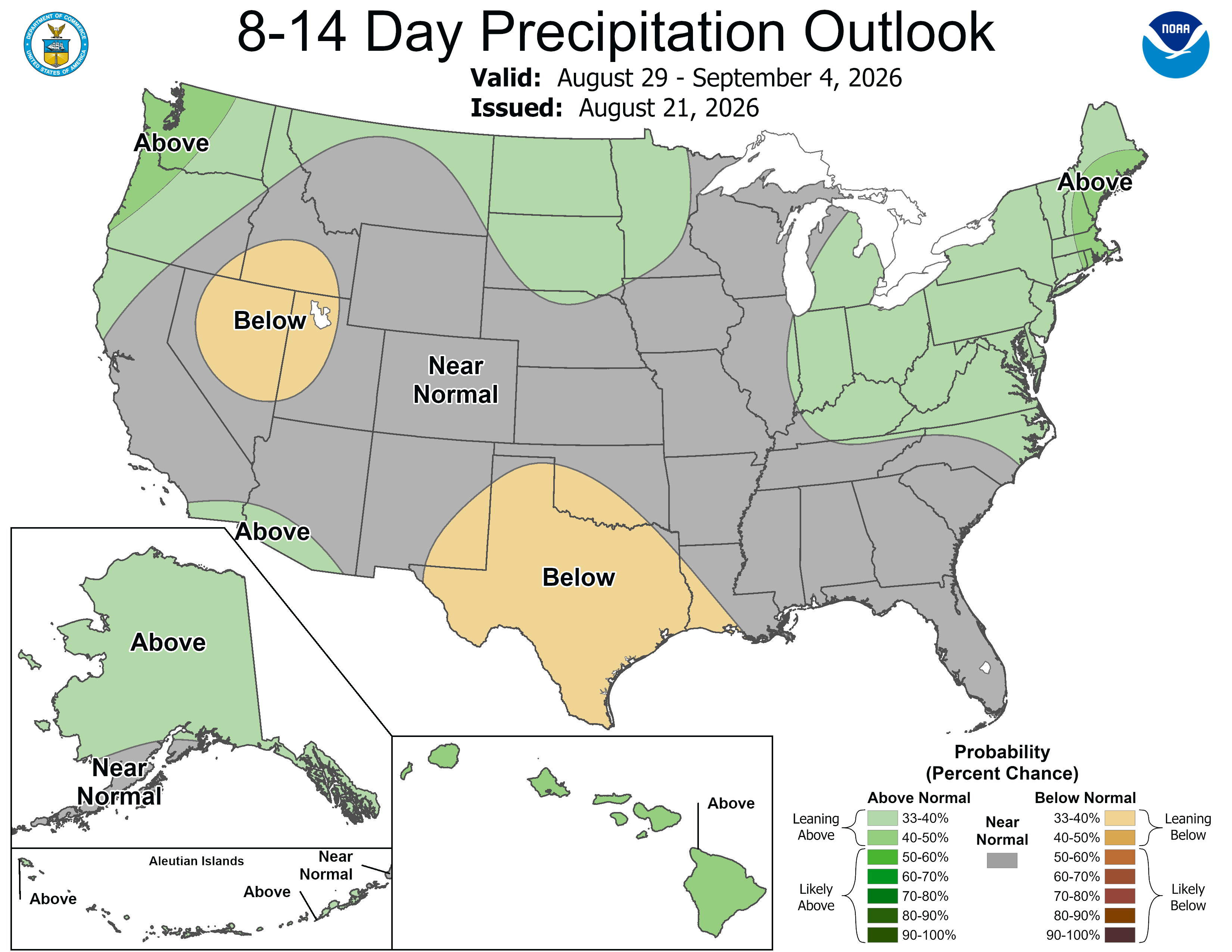 8-14 Day Precipitation Outlook
