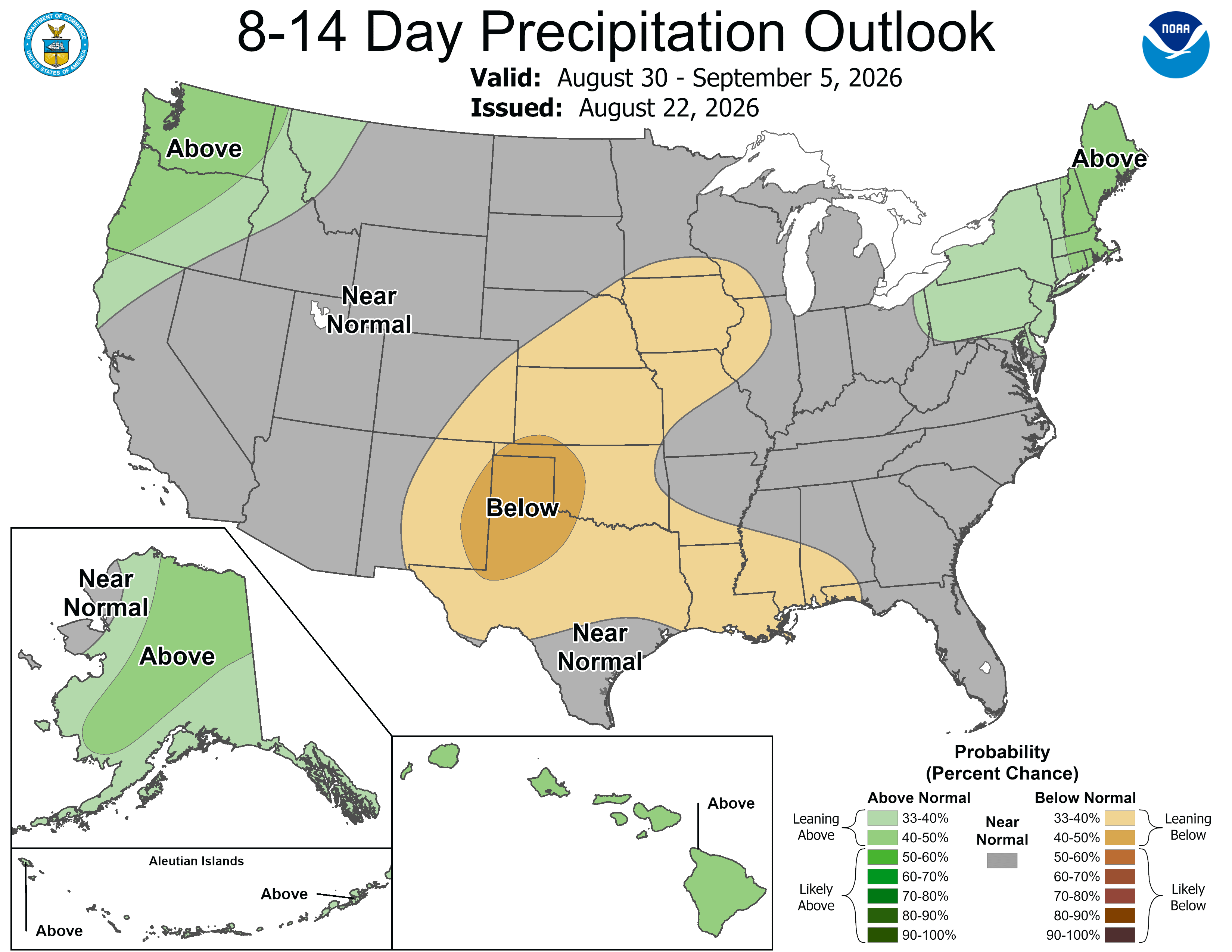 8-14 Day Precipitation Outlook