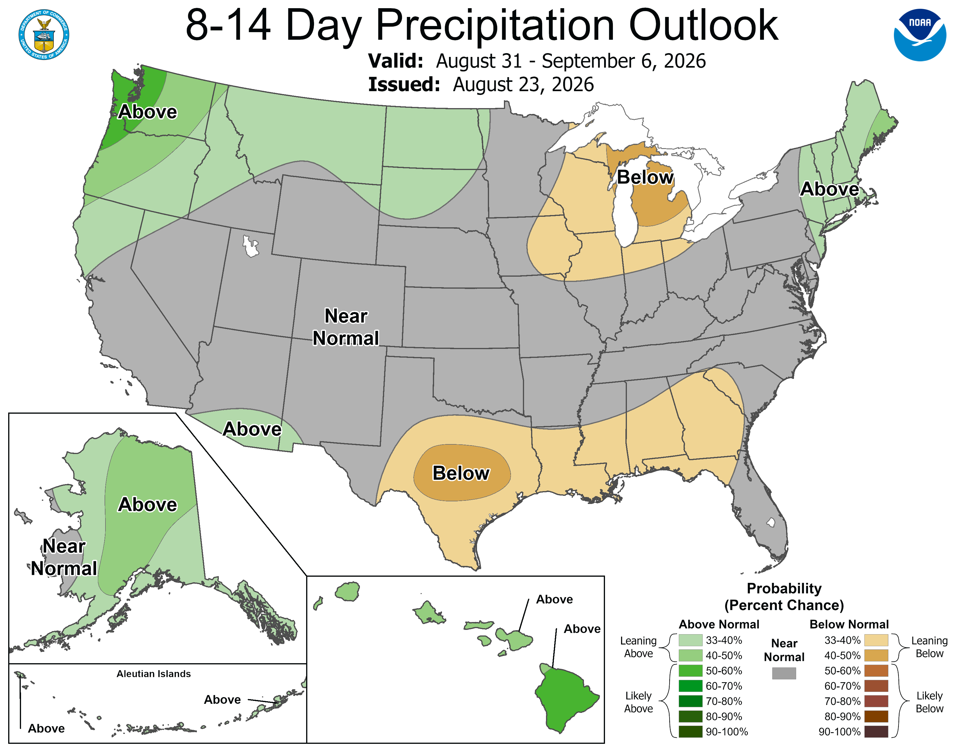 8-14 Day Precipitation Outlook