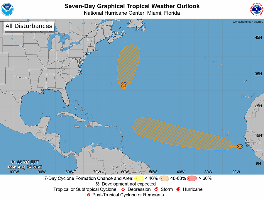 7 Day Tropical Weather Outlook