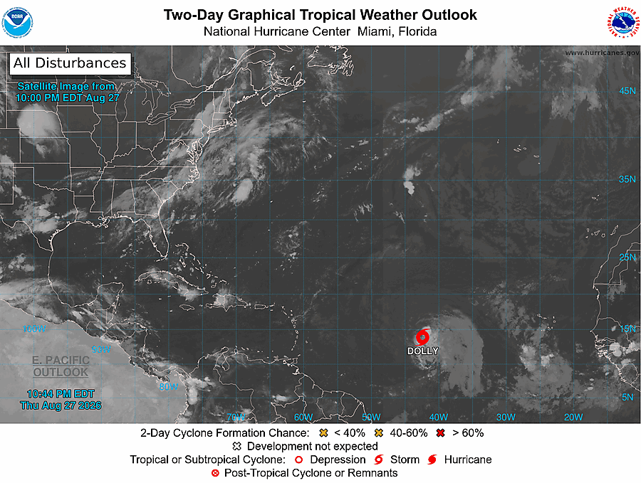 2 Day Tropical Weather Outlook