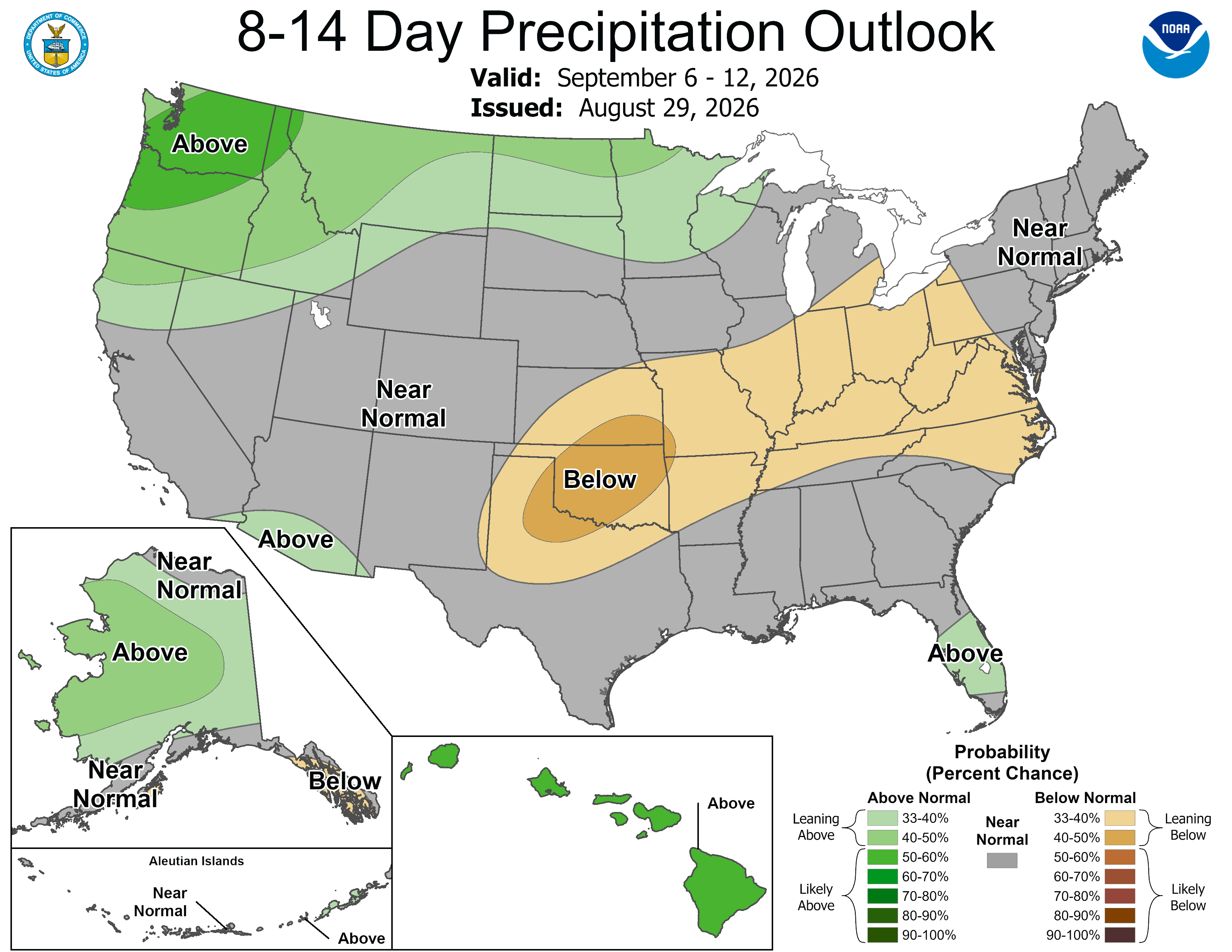 8-14 Day Precipitation Outlook