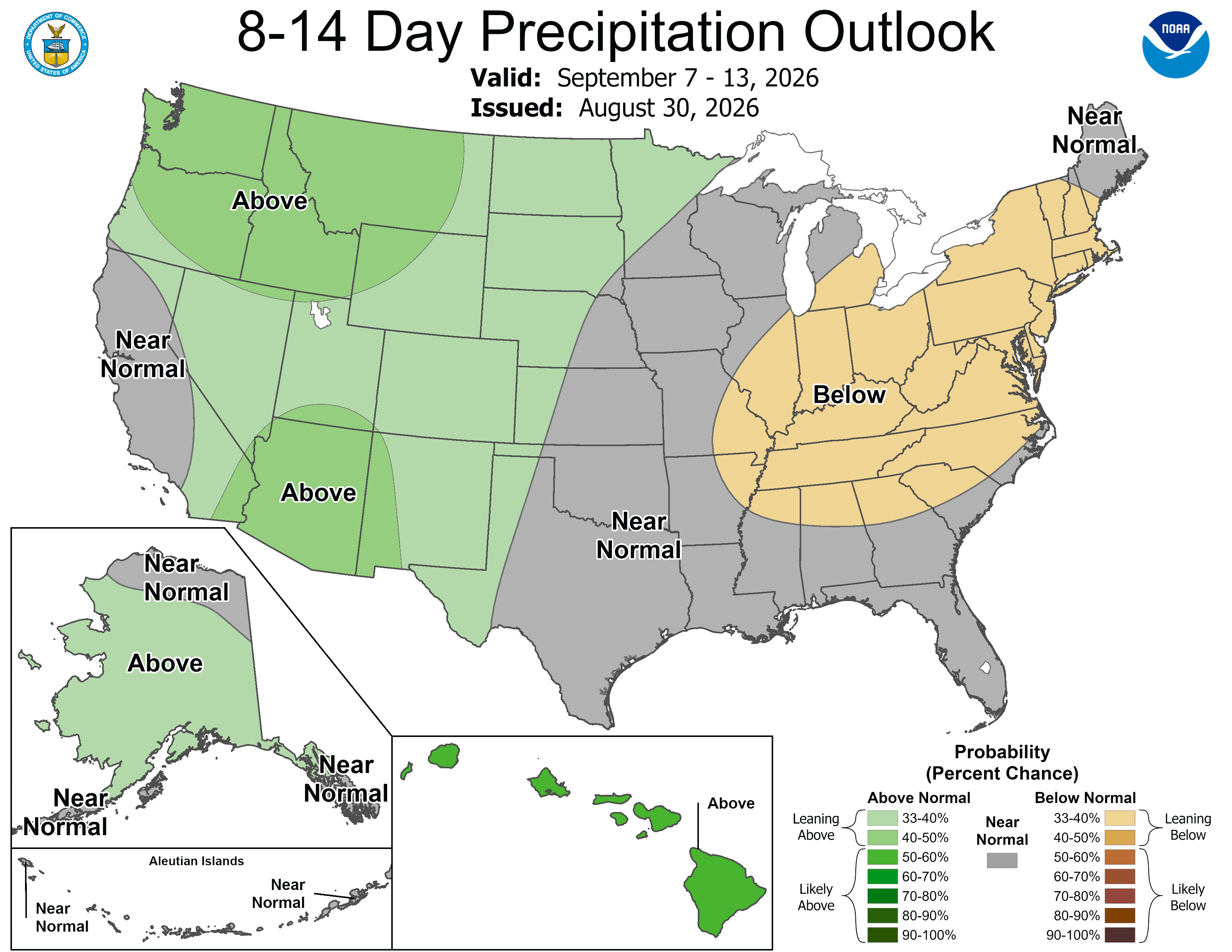 8-14 Day Precipitation Outlook