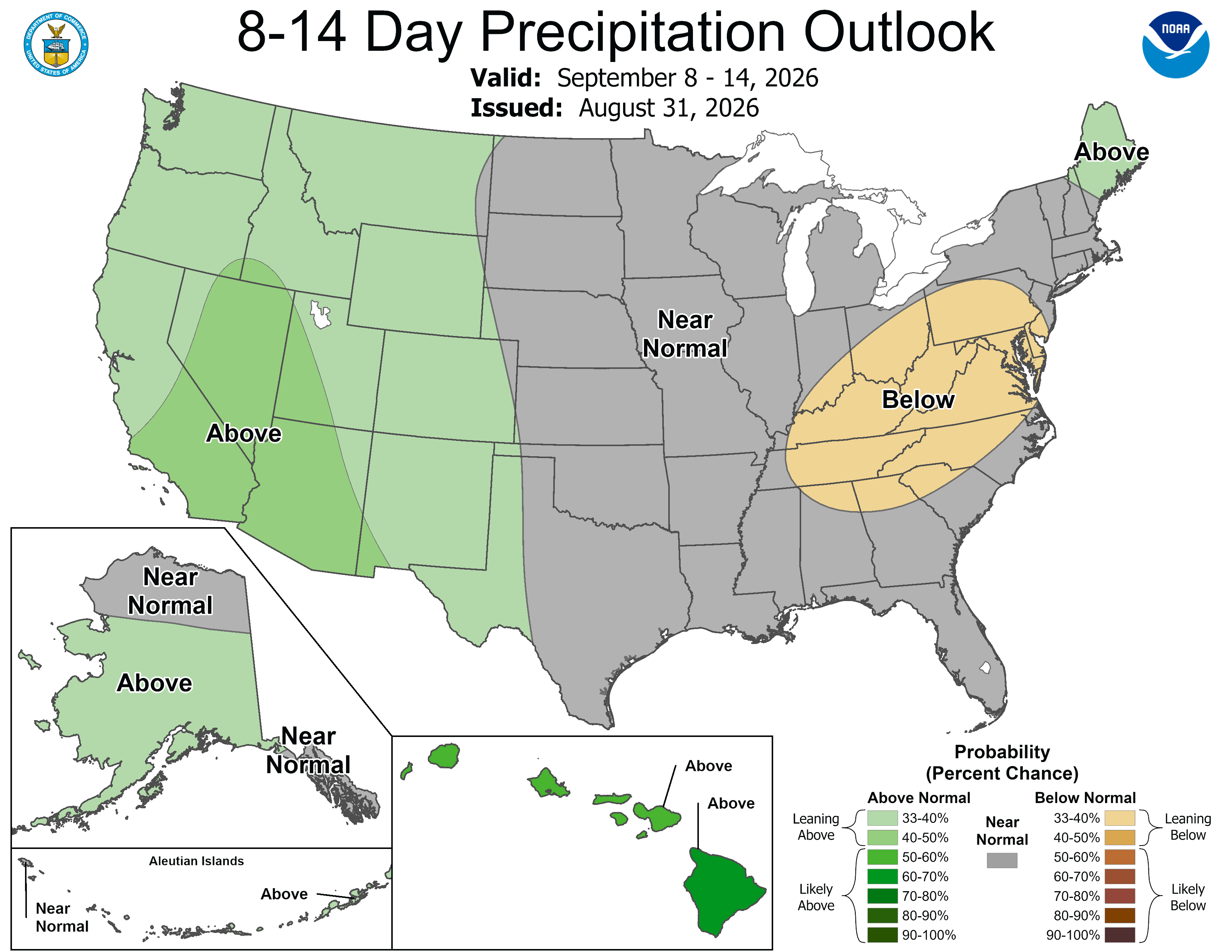 8-14 Day Precipitation Outlook