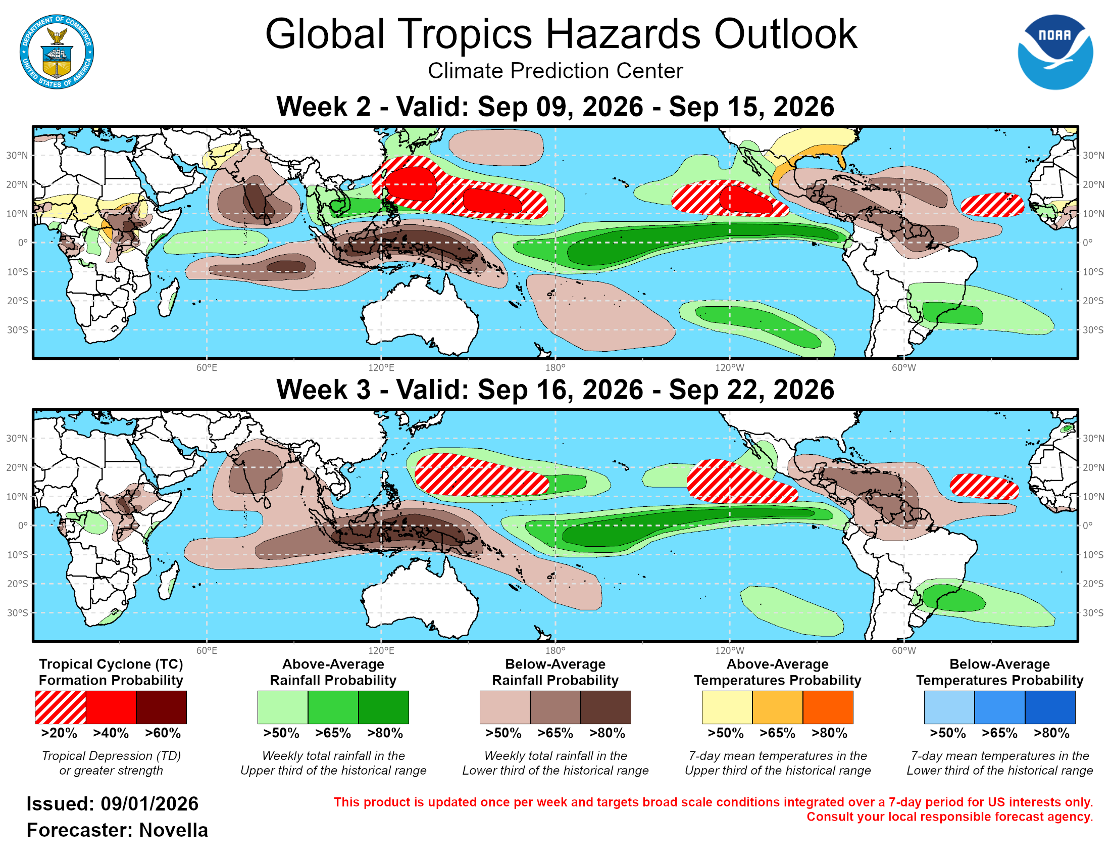 Global Tropics Hazard Outlook