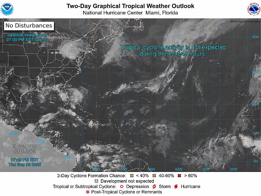 2 Day Tropical Weather Outlook