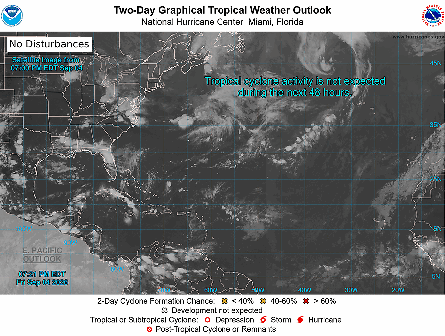 2 Day Tropical Weather Outlook