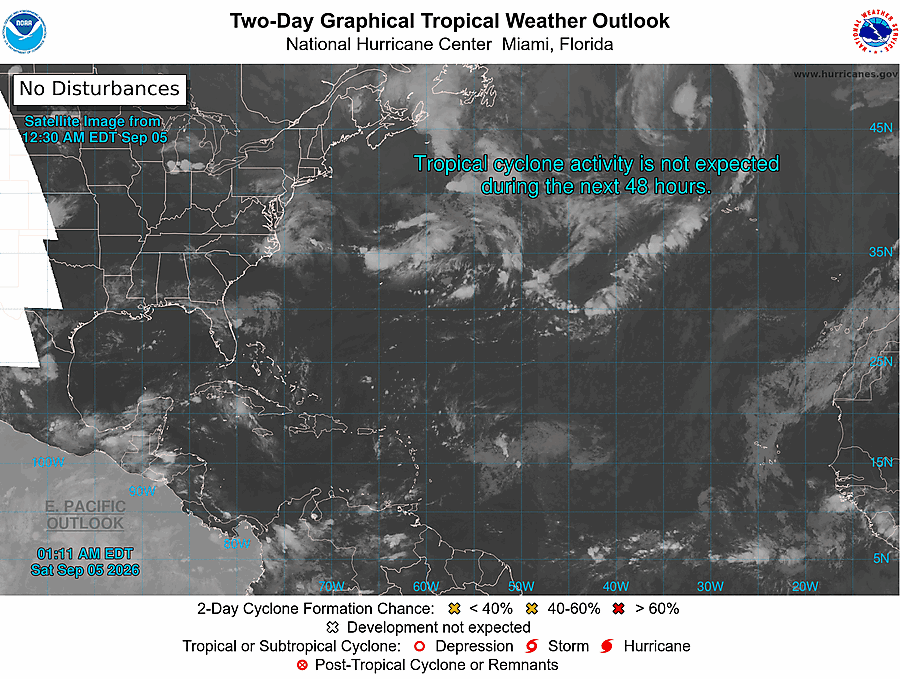 2 Day Tropical Weather Outlook