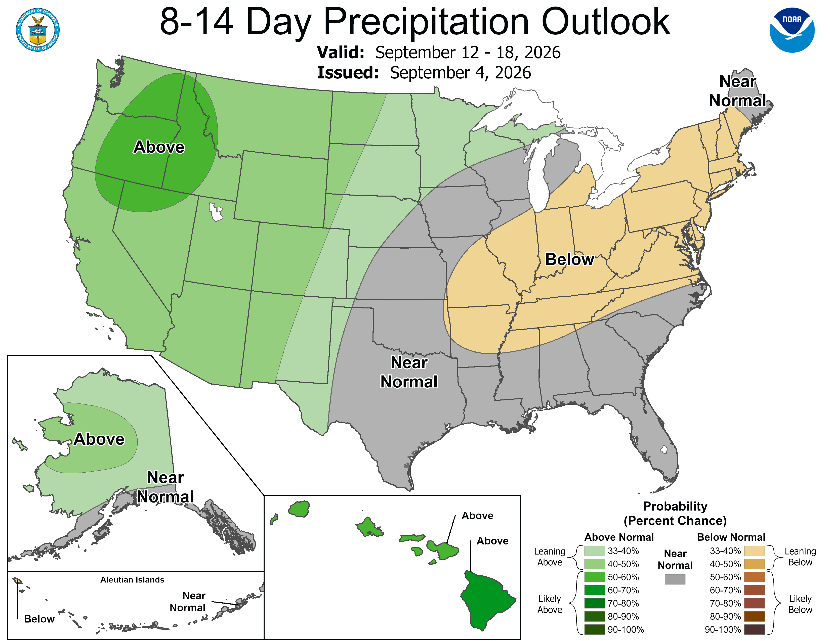 8-14 Day Precipitation Outlook